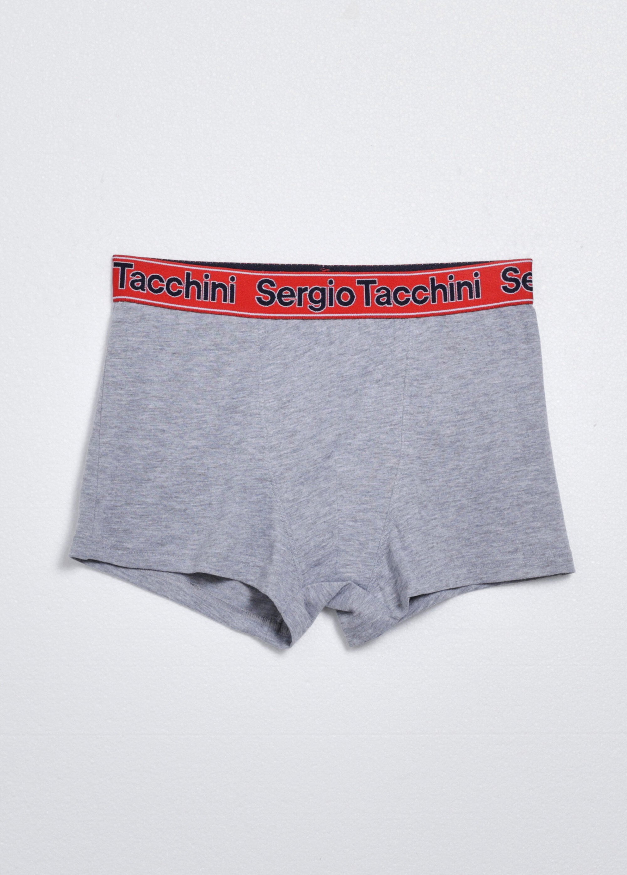 Boxer uni ceinture élastiquée contrastante