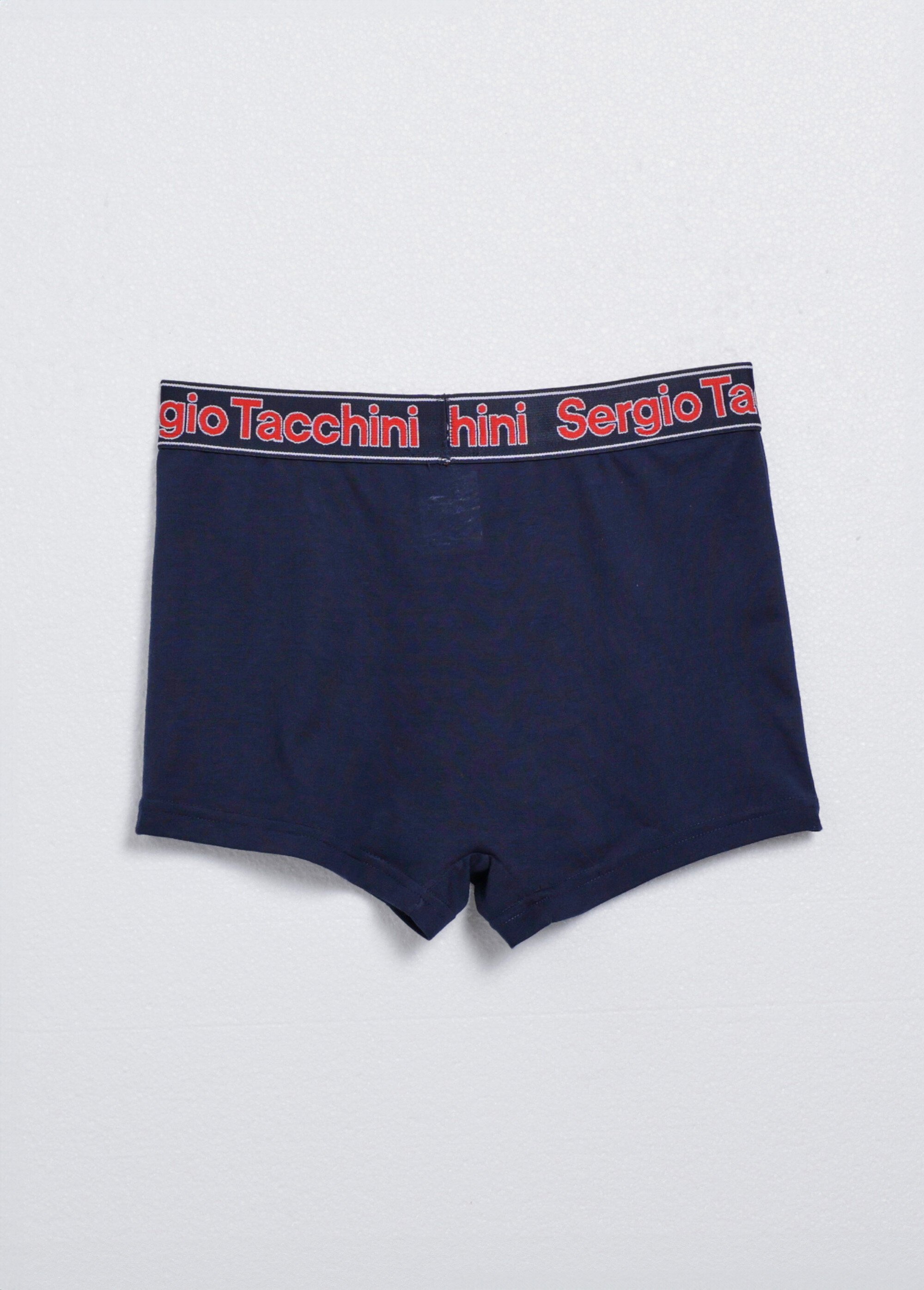 Boxer uni ceinture élastiquée contrastante