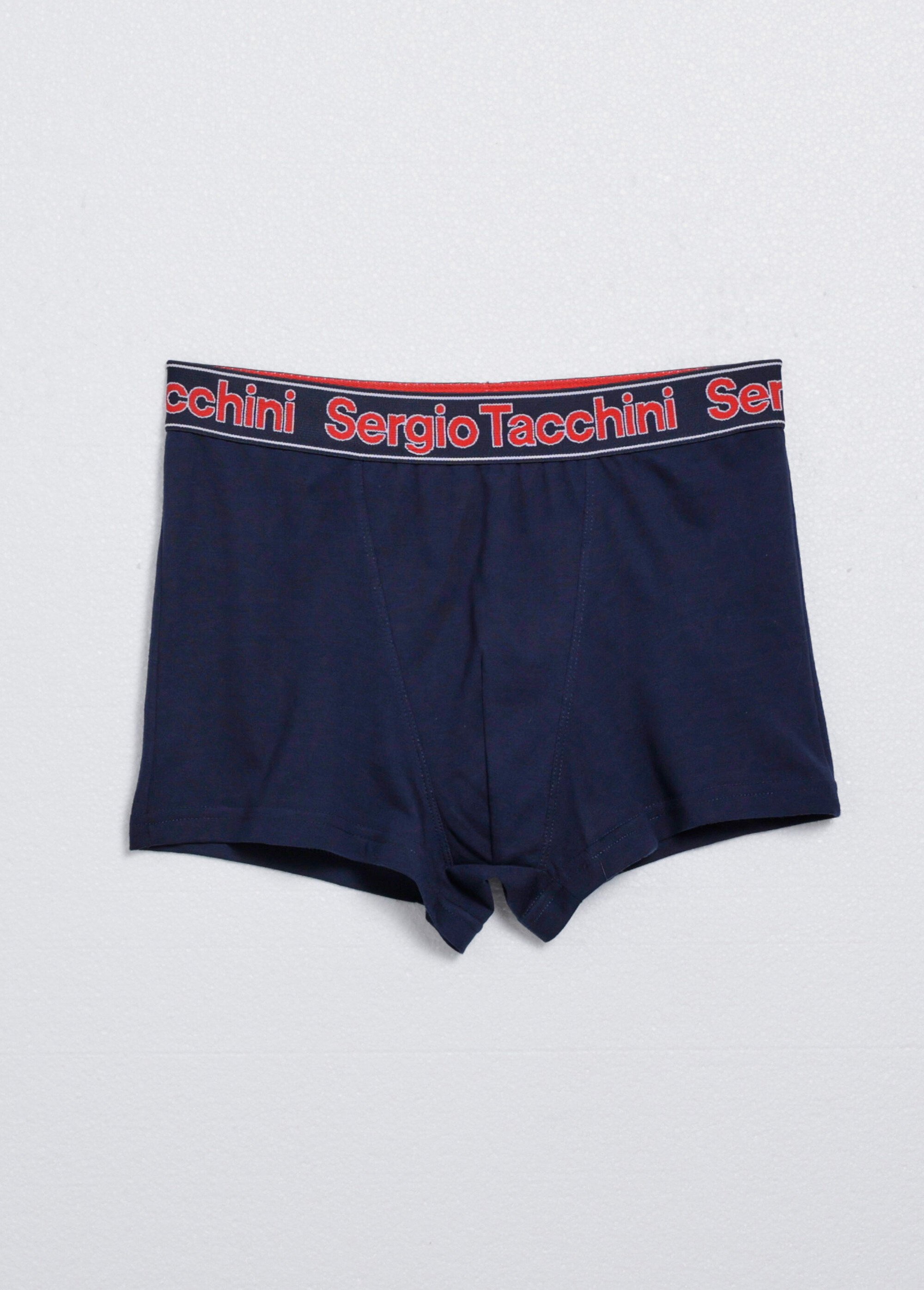Boxer uni ceinture élastiquée contrastante
