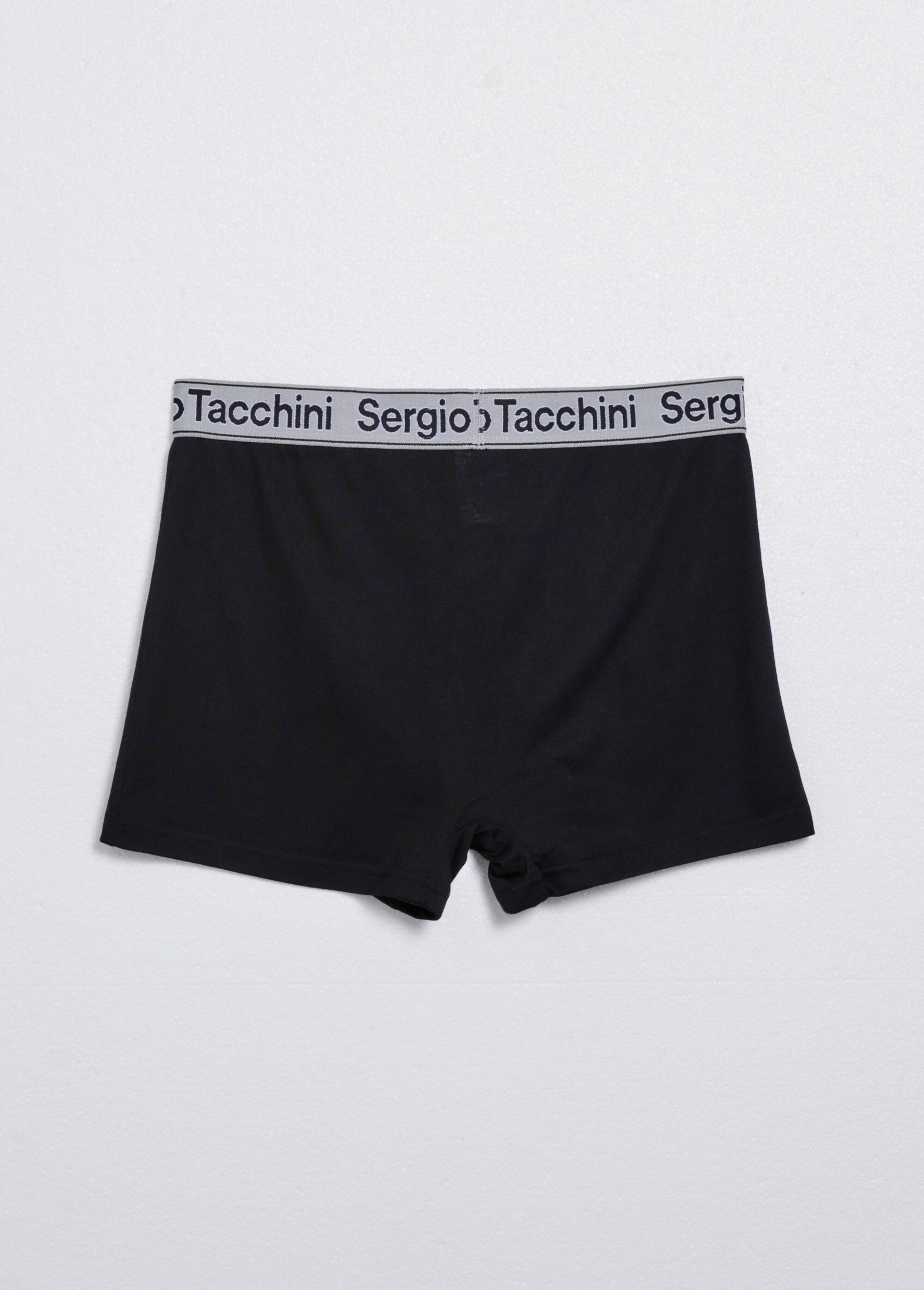 Boxer uni ceinture élastiquée contrastante