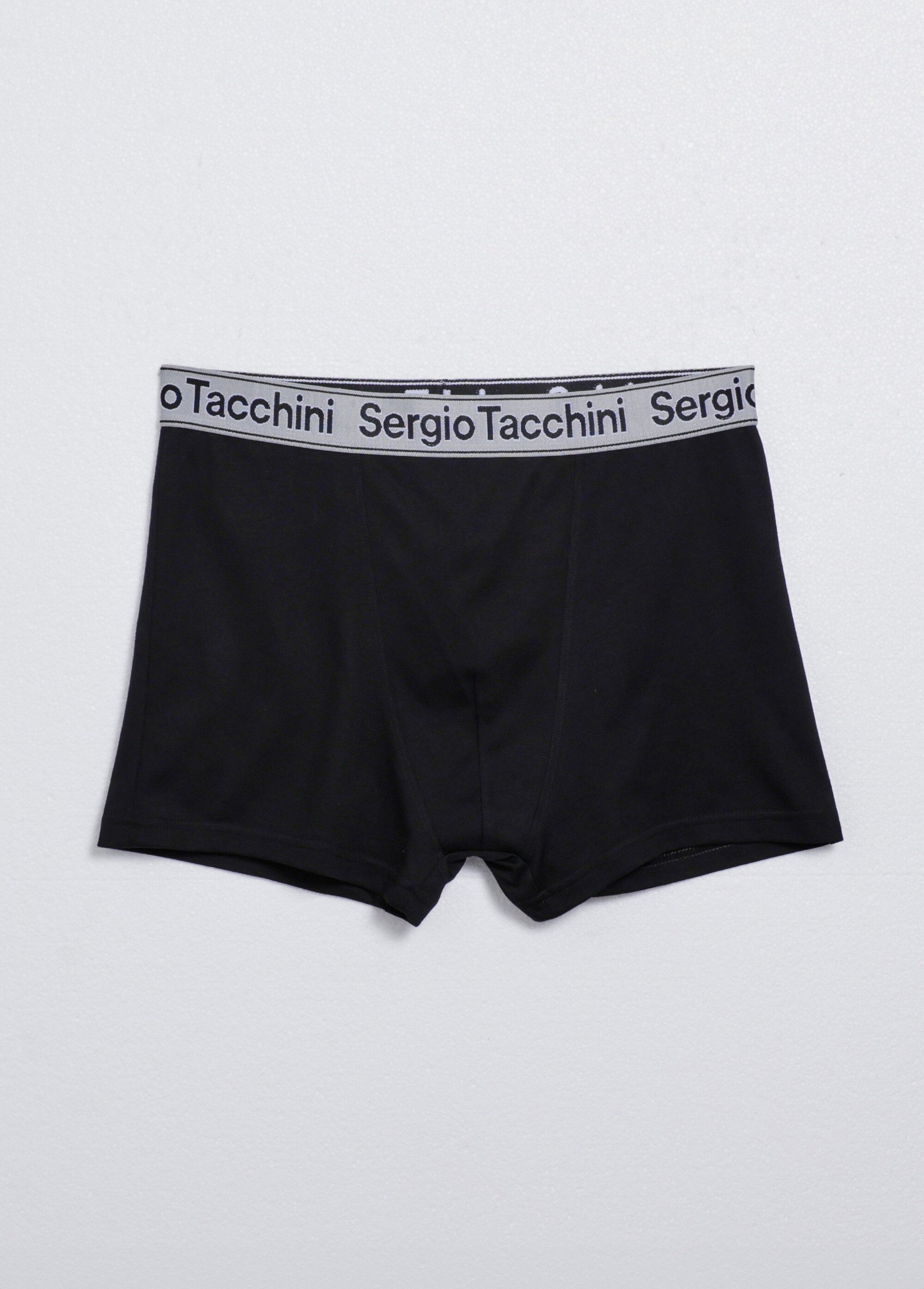 Boxer uni ceinture élastiquée contrastante