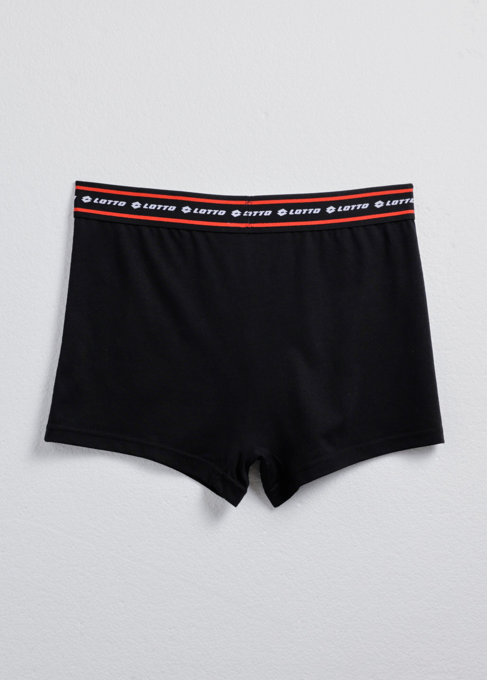 Boxer uni avec ceinture contrastante