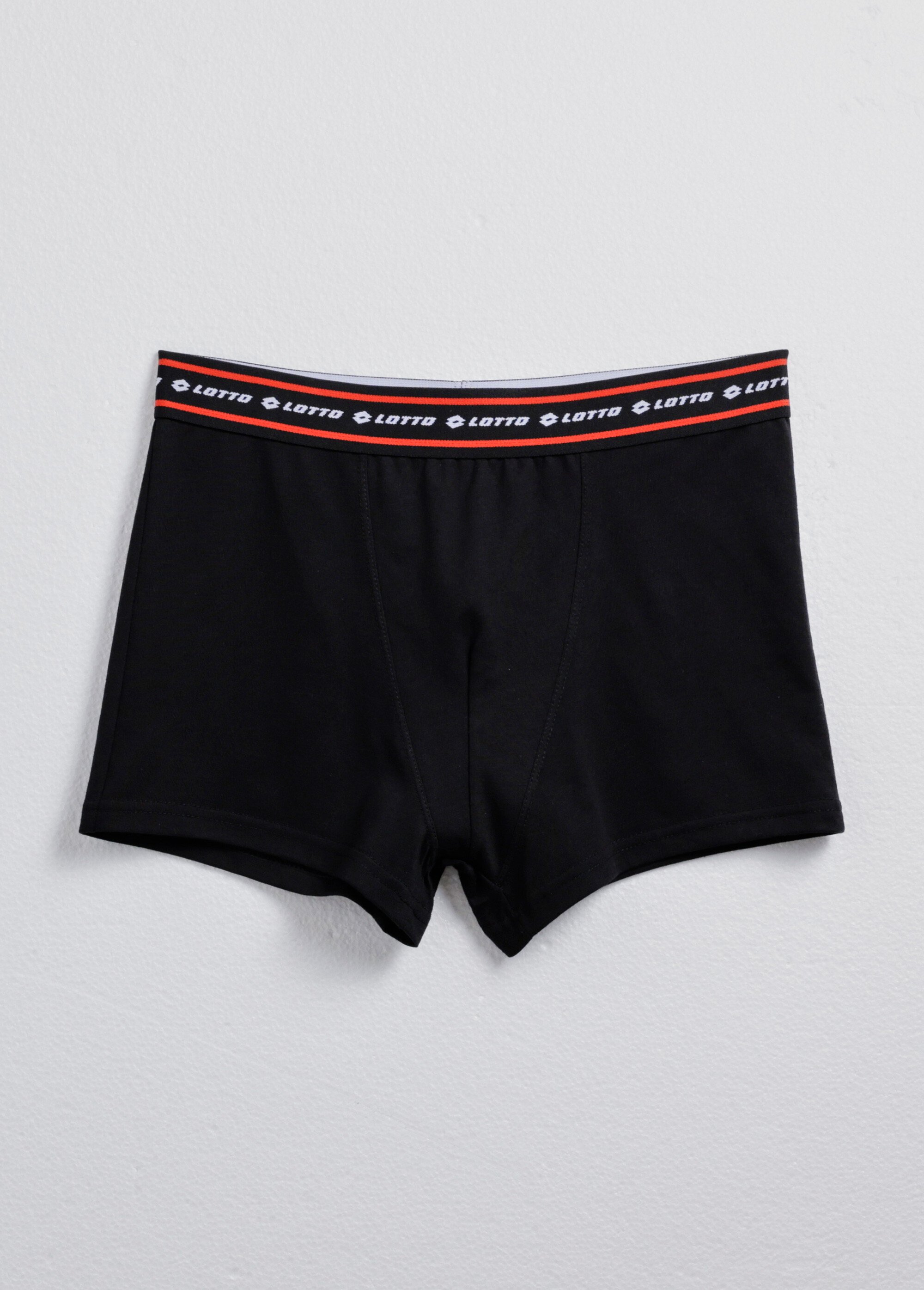 Boxer uni avec ceinture contrastante