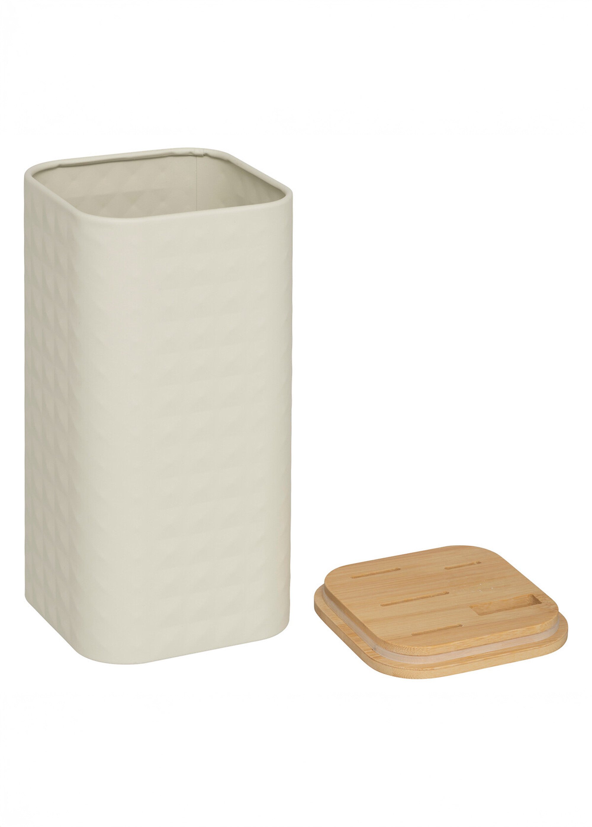 Bloc 4 couteaux + ciseaux, inox / bambou Beige JJA-190134 DE1