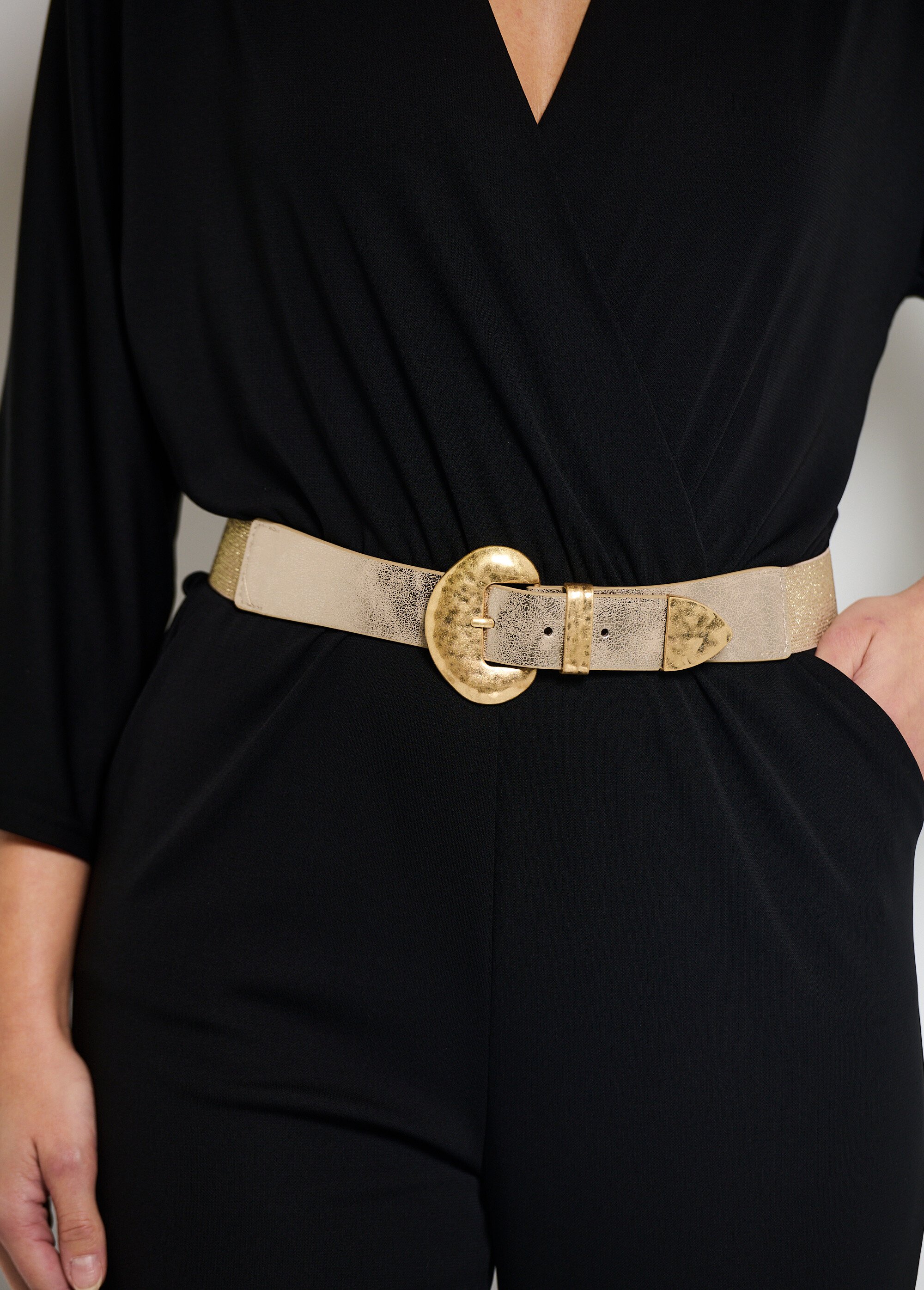 Ceinture élastique avec boucle métal Afibel