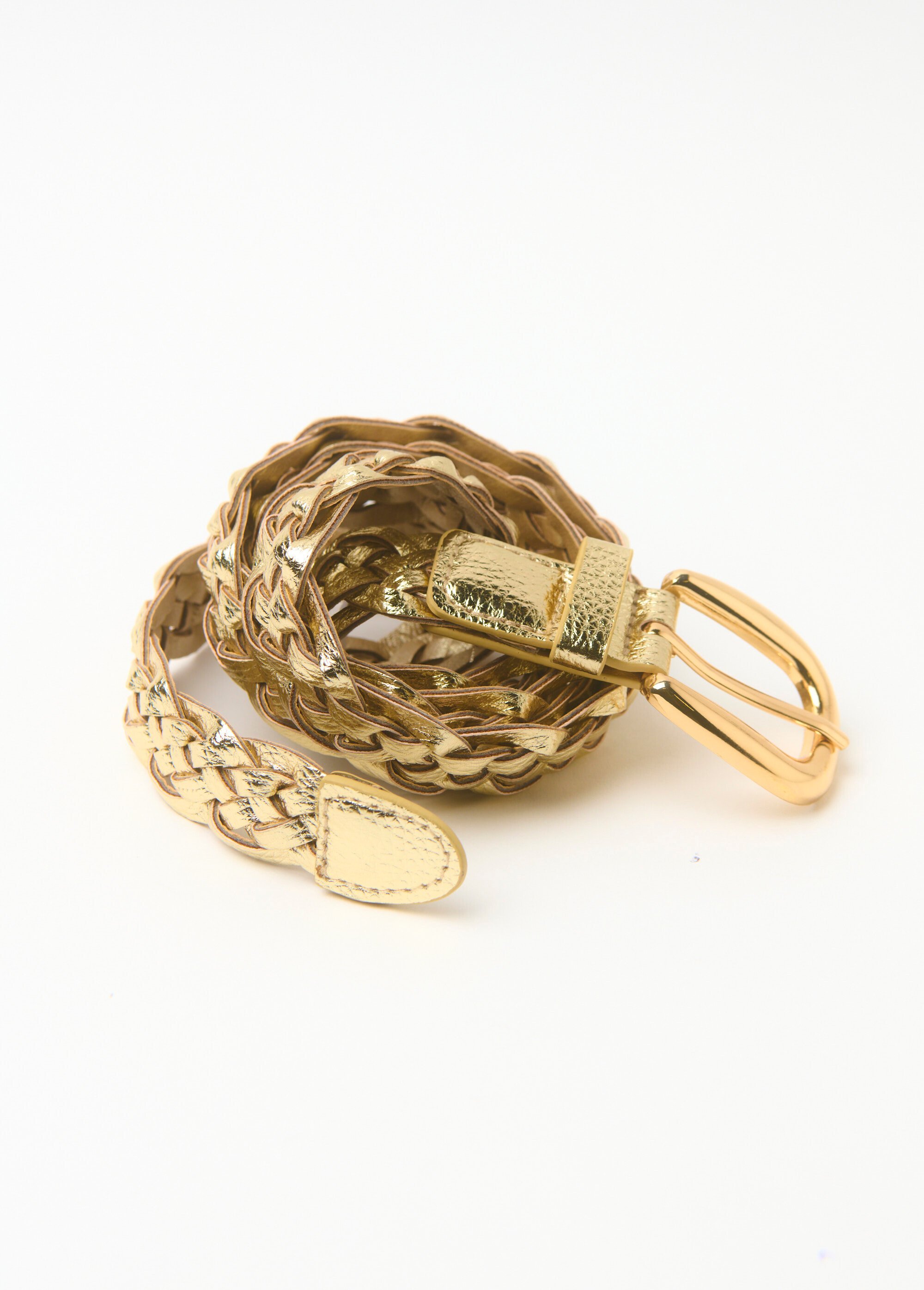 Ceinture Tressée Ceinture DorÃ©e Fine Ceintures Cuir Femme