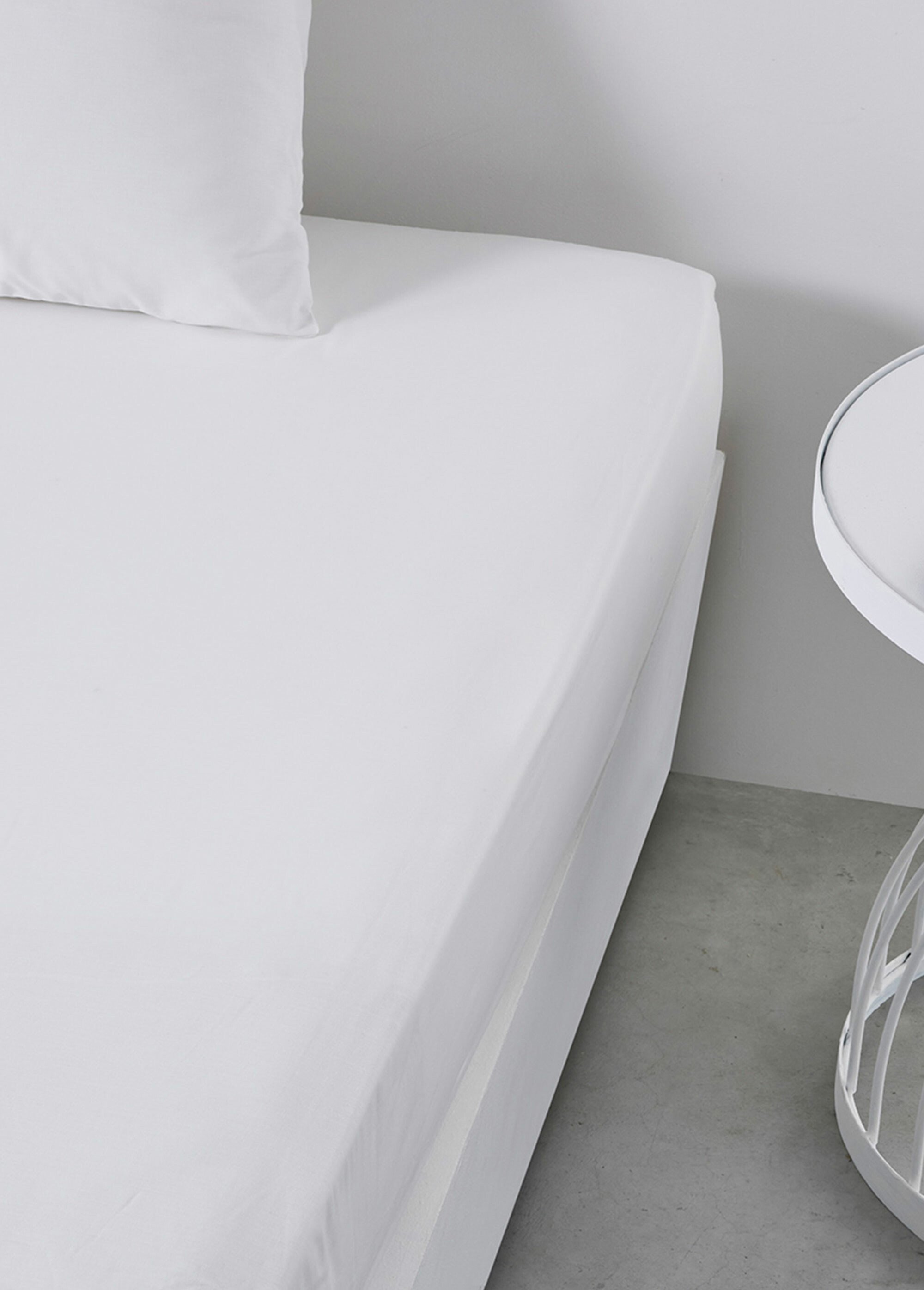 Drap-housse coton uni