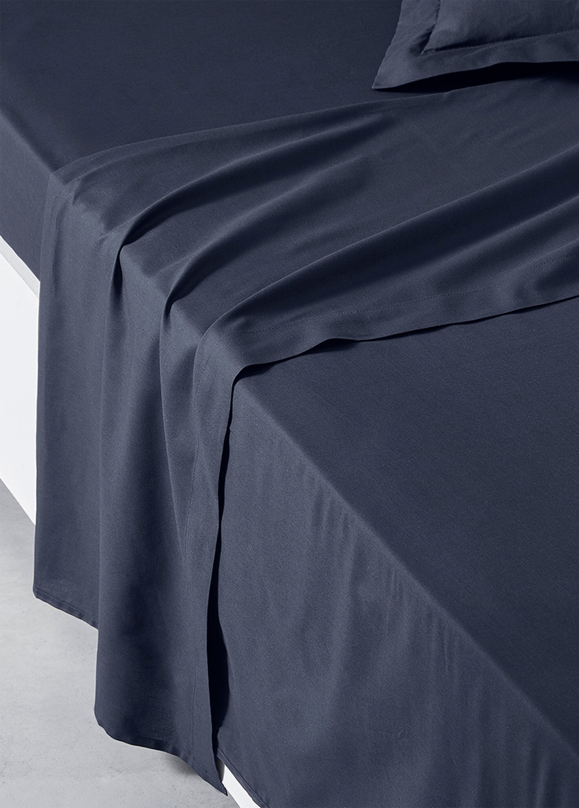 Drap plat coton uni