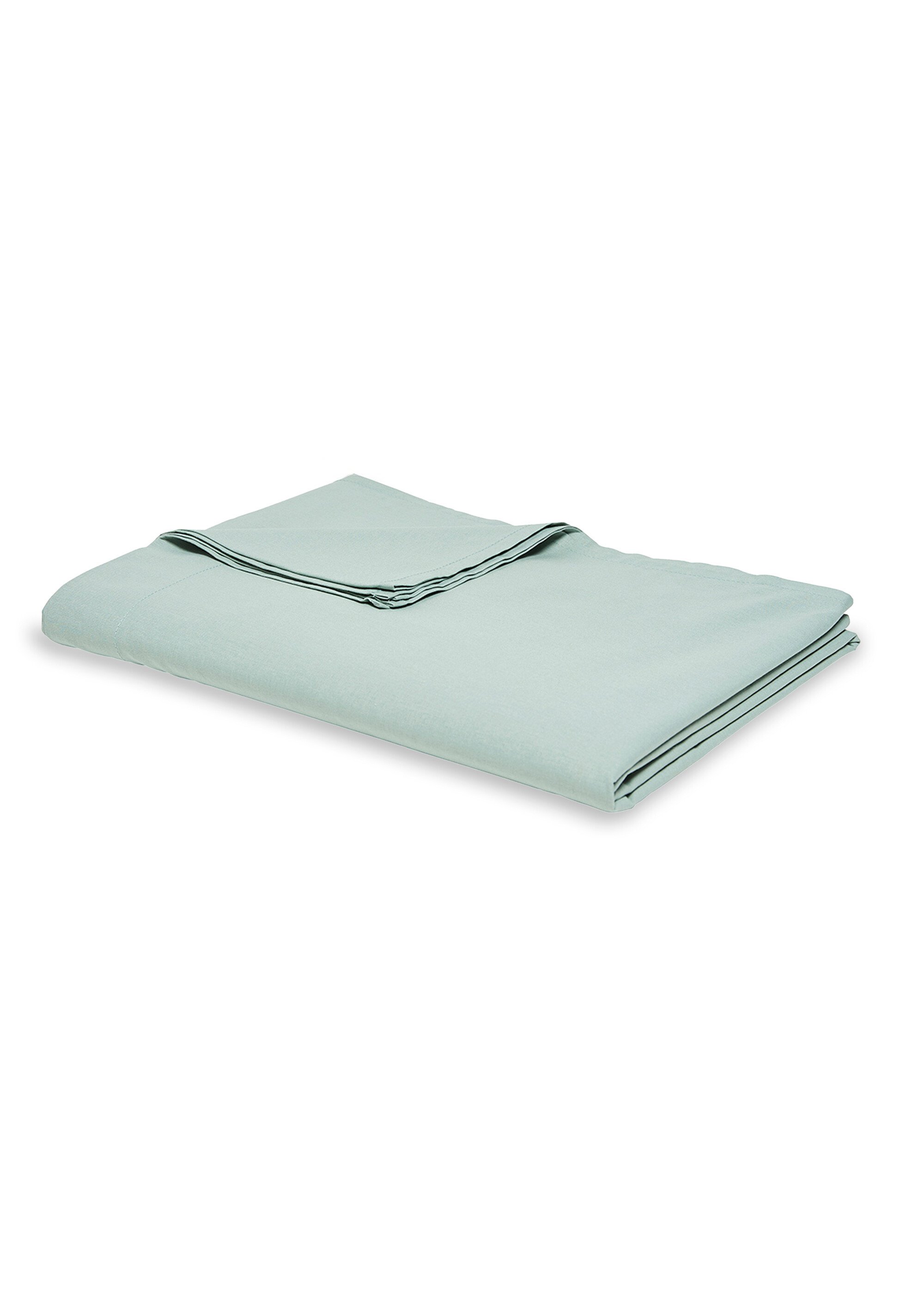 Drap plat coton uni Vert REMI-DP FA1