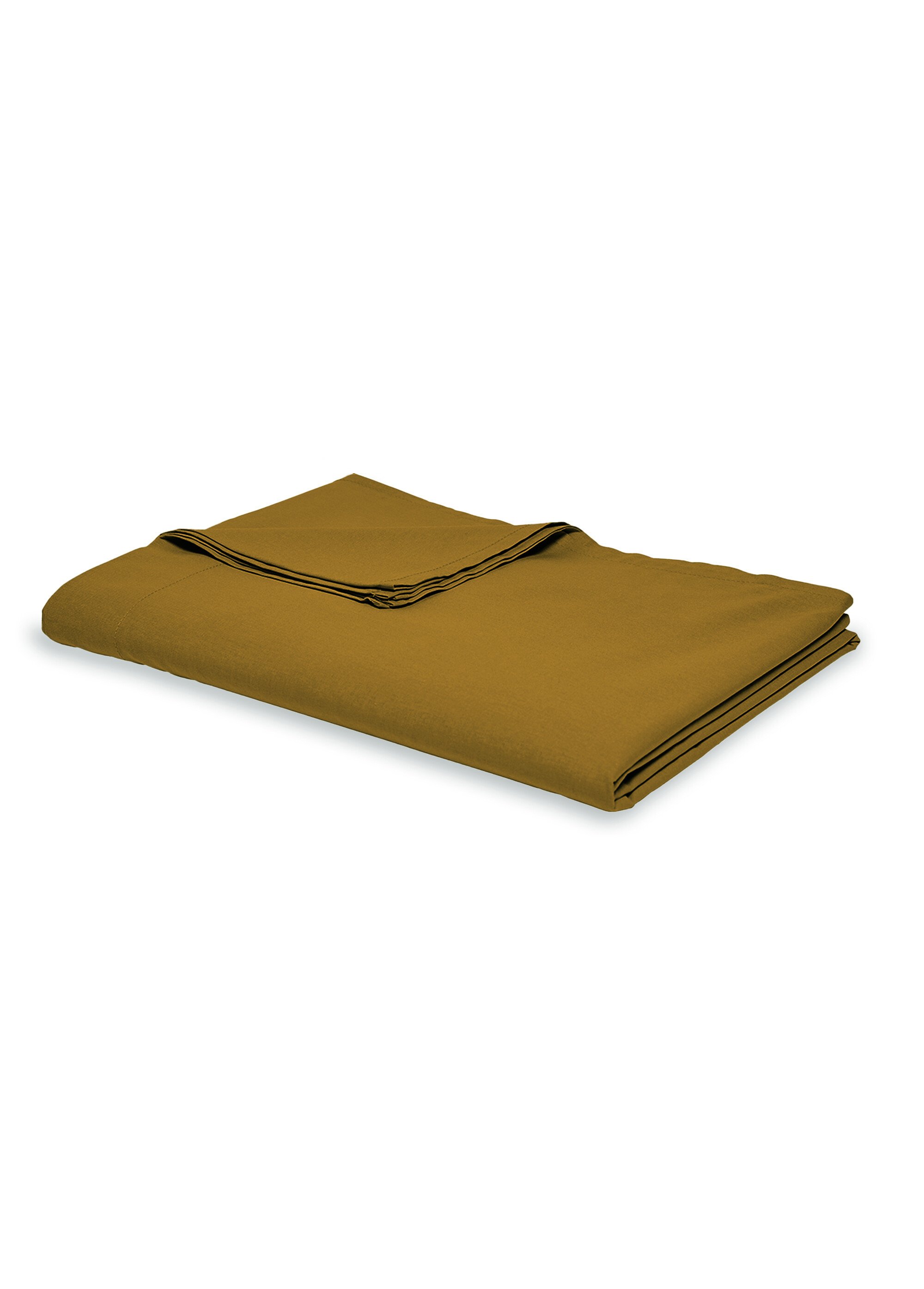 Drap plat coton uni Marron REMI-DP FA1