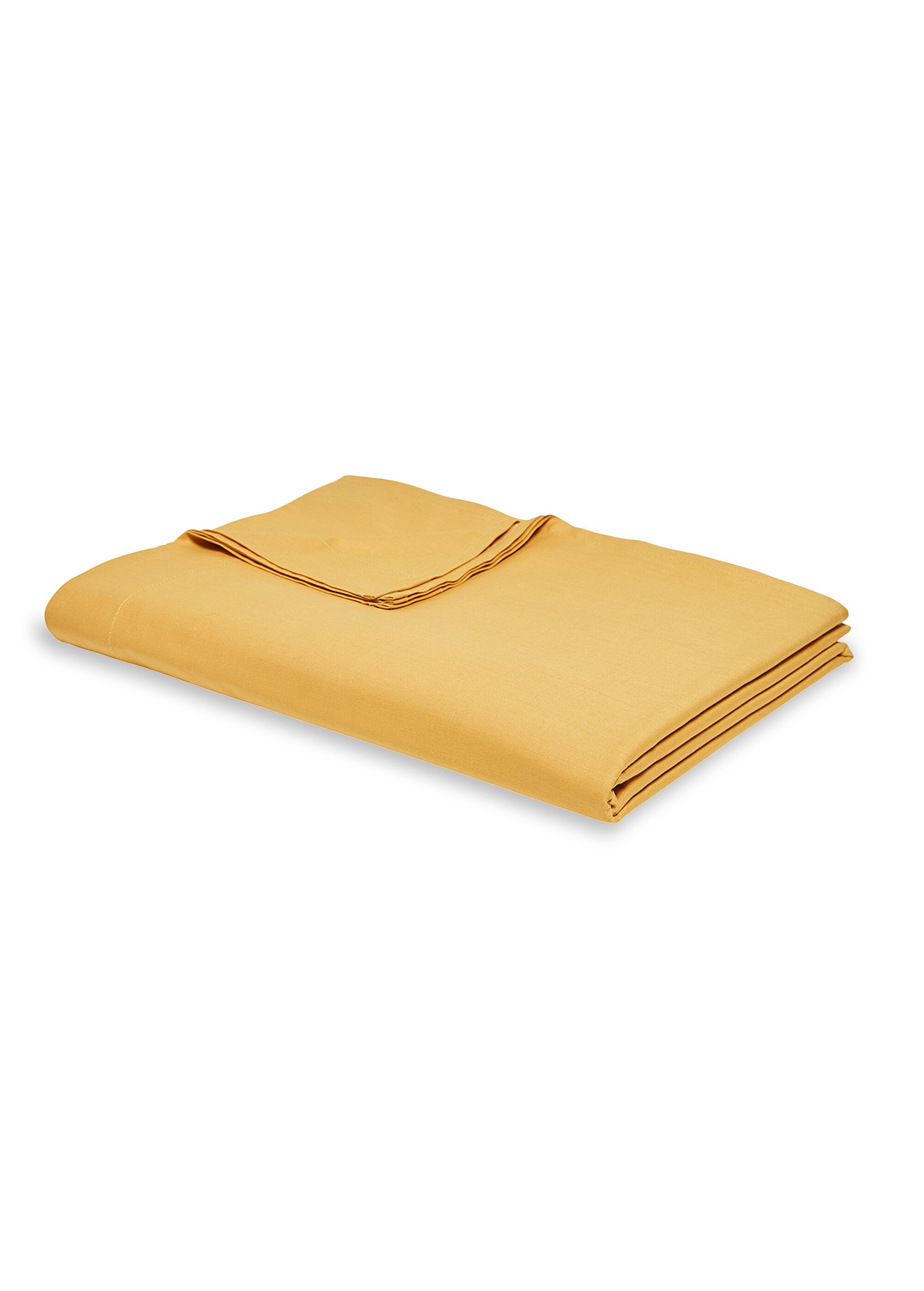 Drap plat coton uni Marron REMI-DP FA1