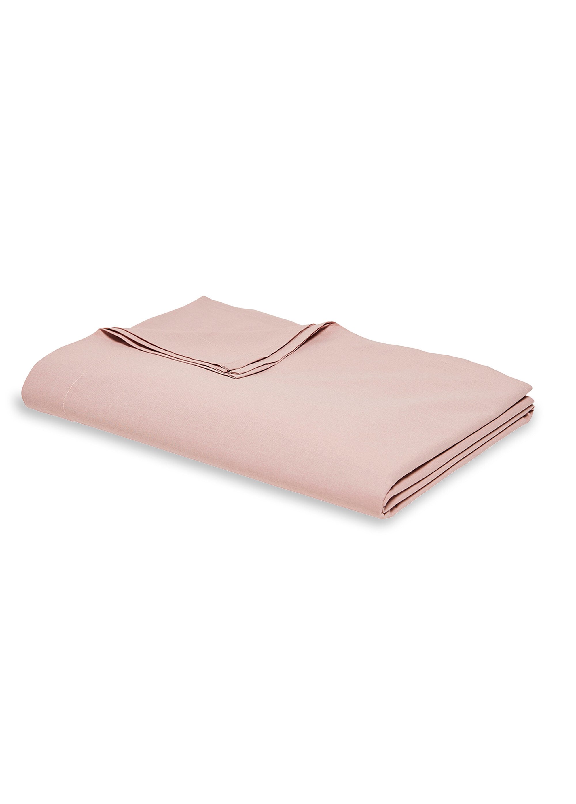 Drap plat coton uni Rose REMI-DP FA1