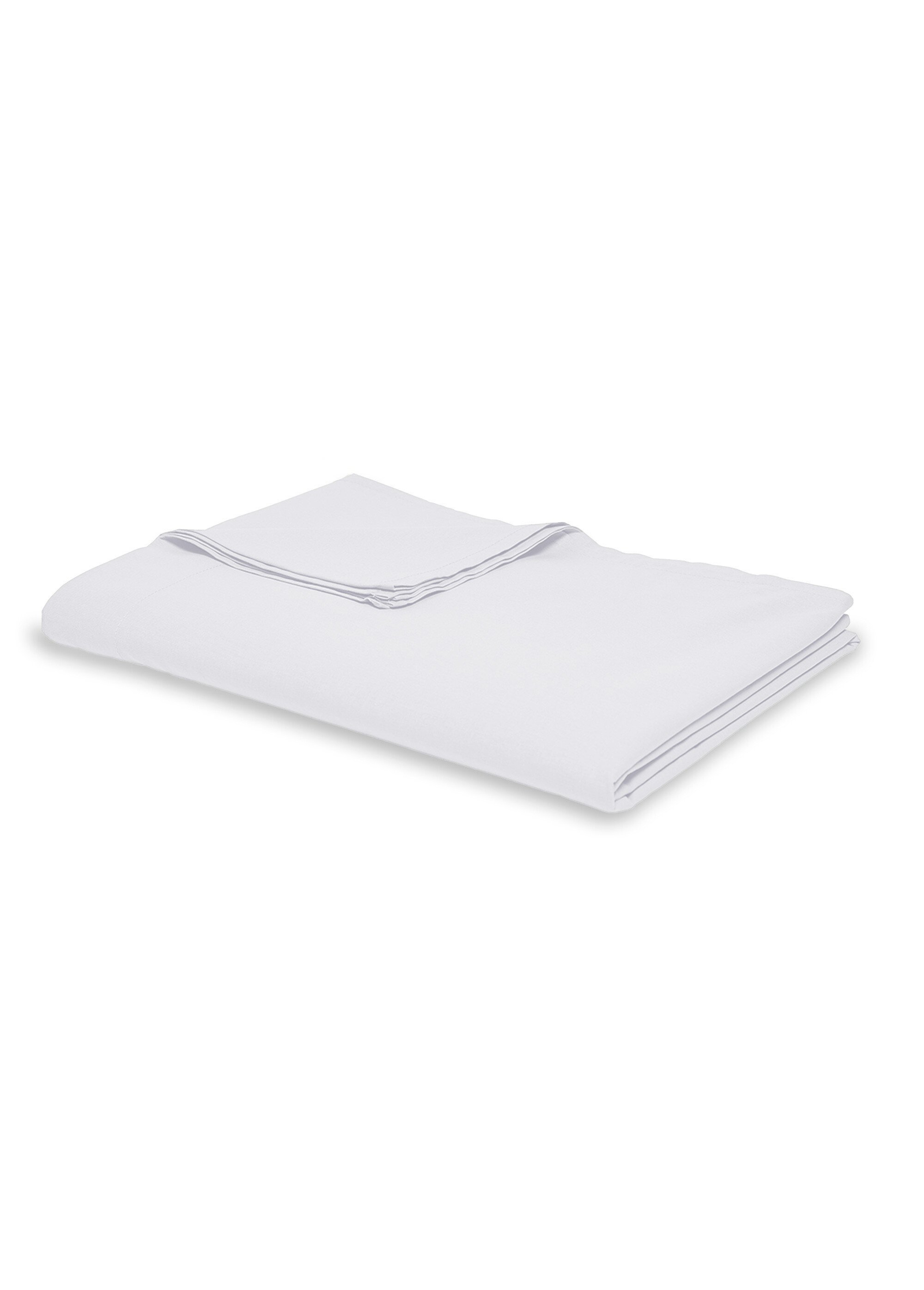 Drap plat coton uni Blanc REMI-DP FA1