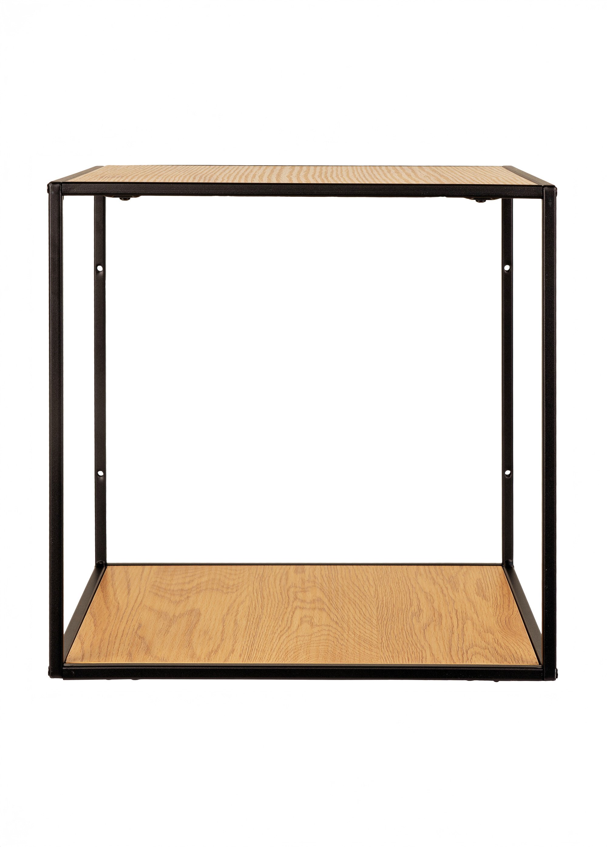 Etagère à fixer chêne, structure acier