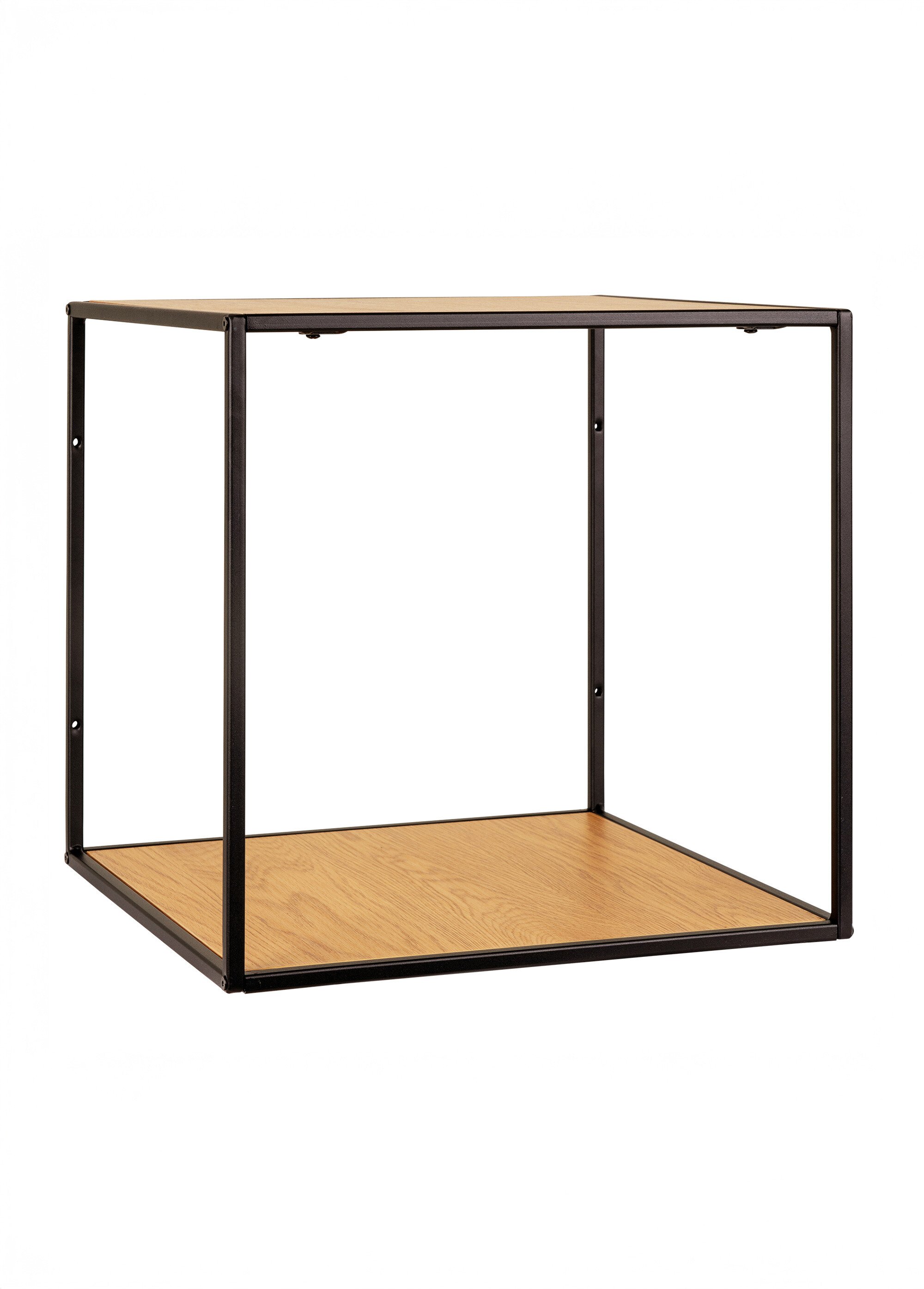 Etagère à fixer chêne, structure acier