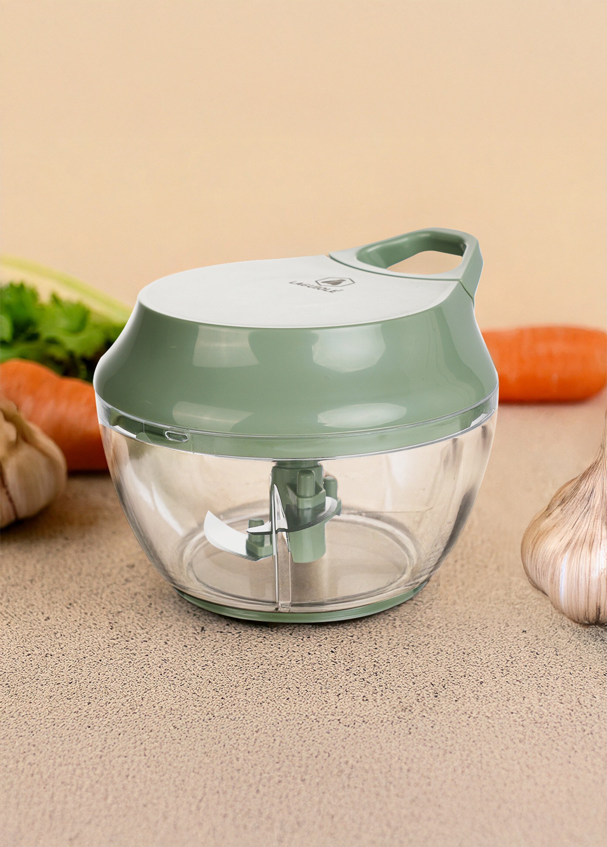 Hachoir mécanique 500ml avec lames inox Vert 9260005 SF1