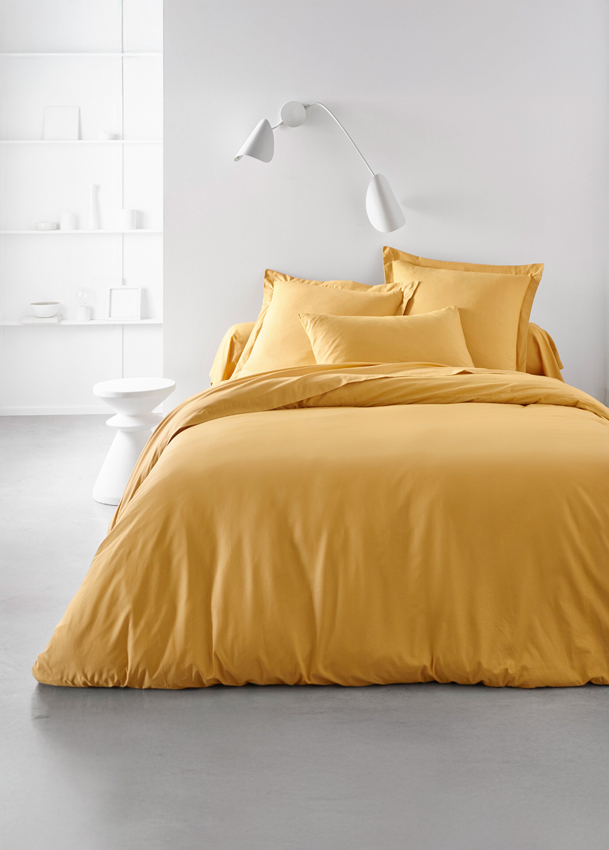 Housse de couette coton uni