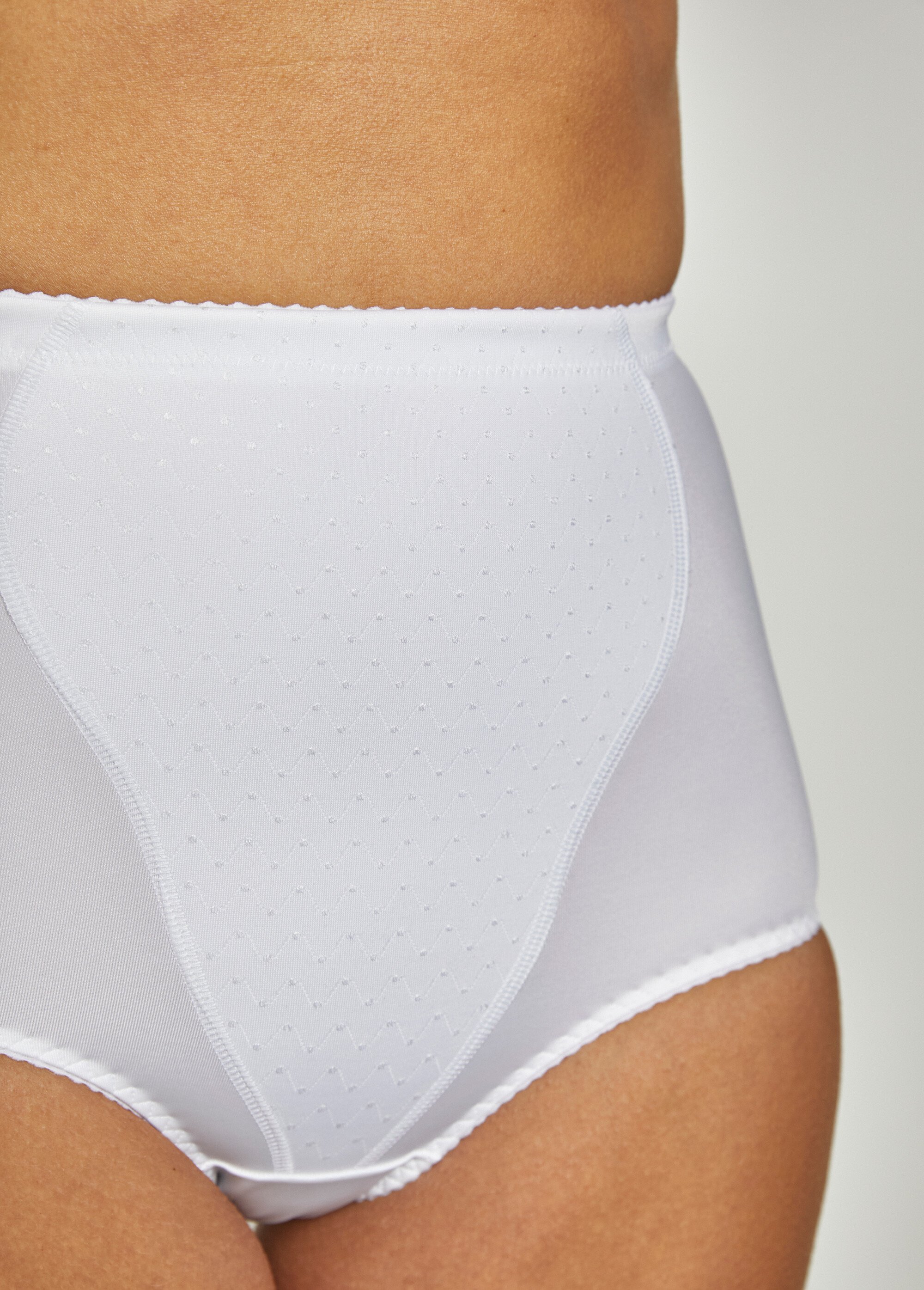 Culotte gaine taille haute à pois