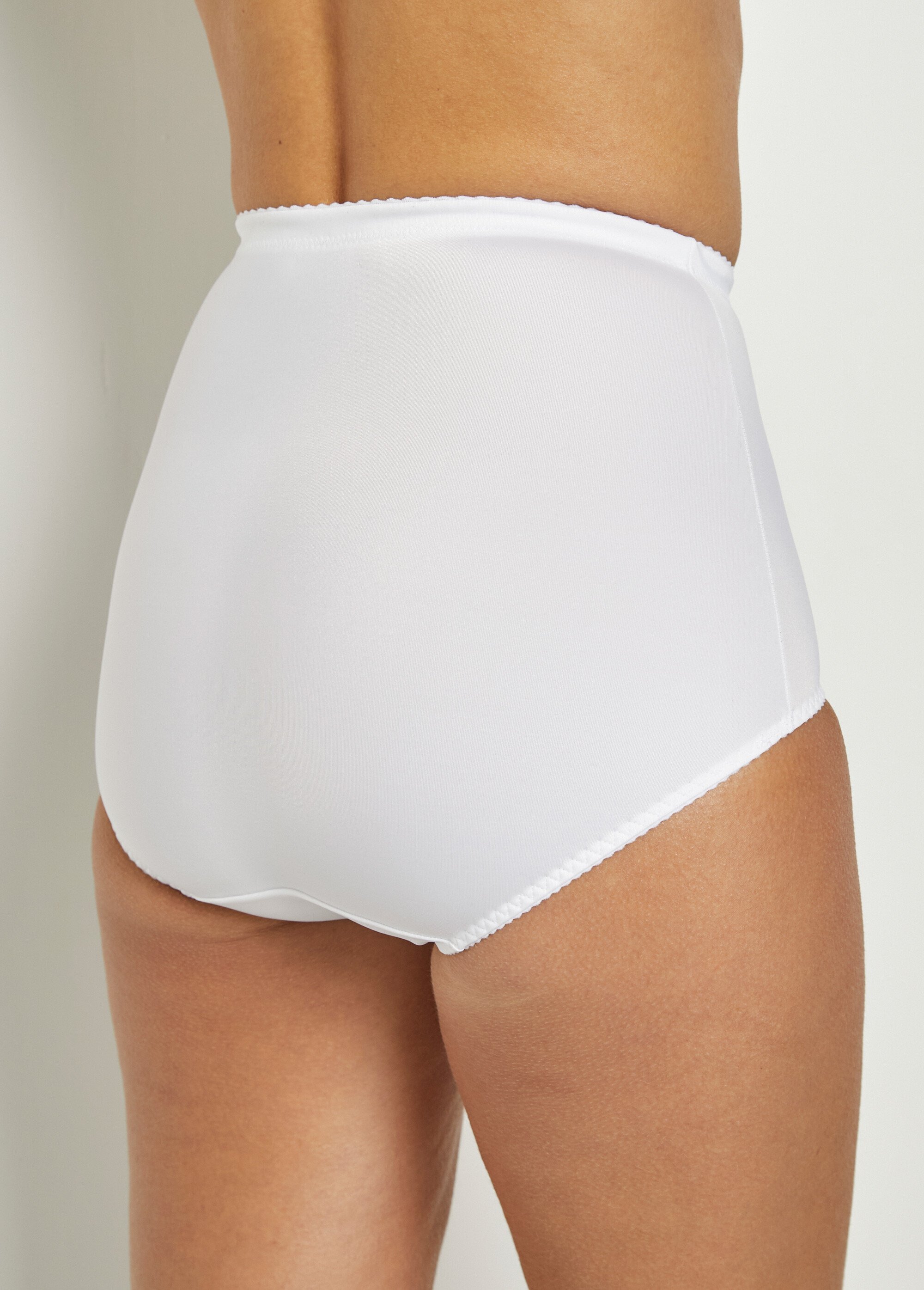 Culotte gaine taille haute à pois