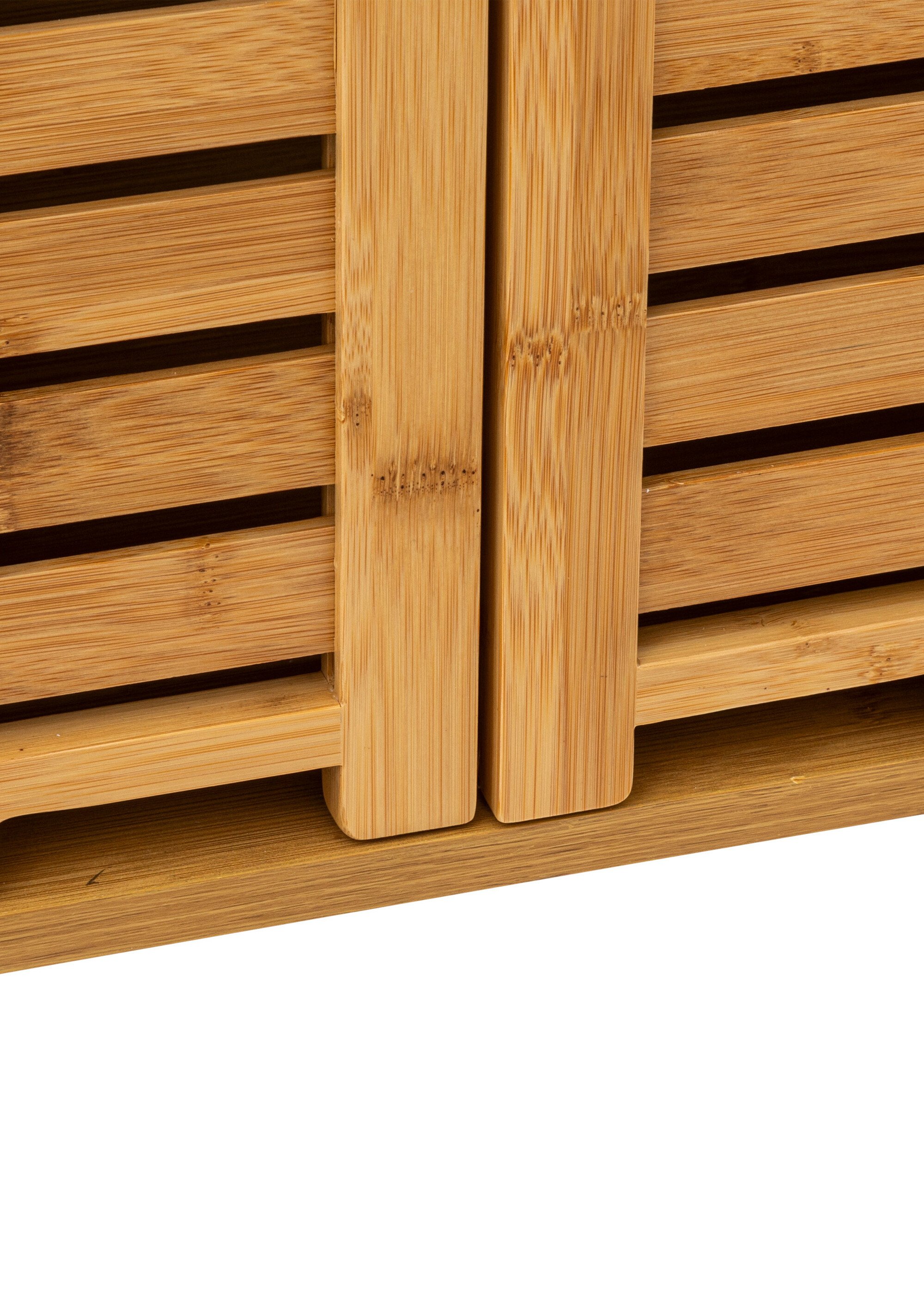 Meuble à suspendre en bambou, 2 portes Beige JJA-160816 DE2