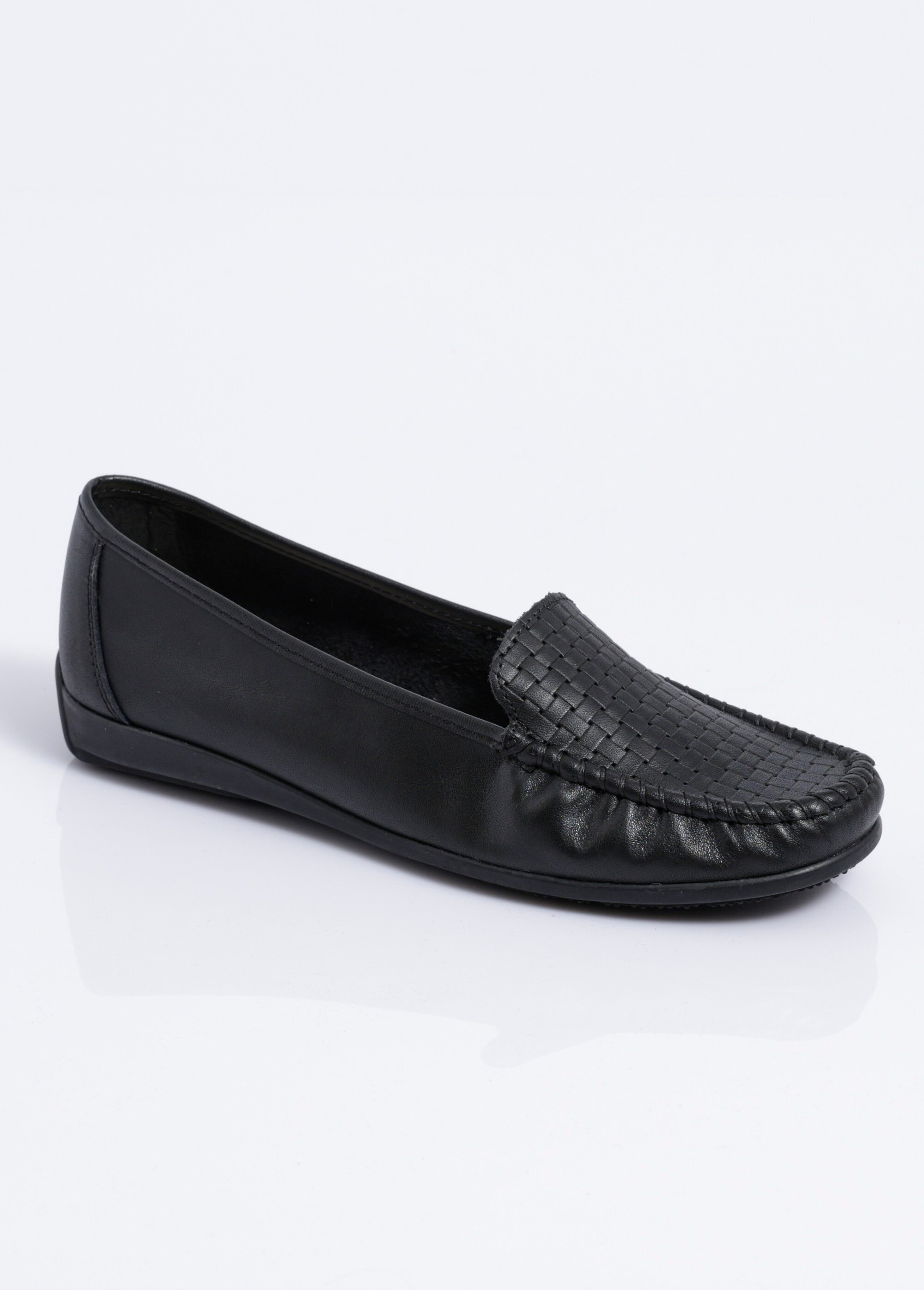 Mocassins souples largeur confort cuir
