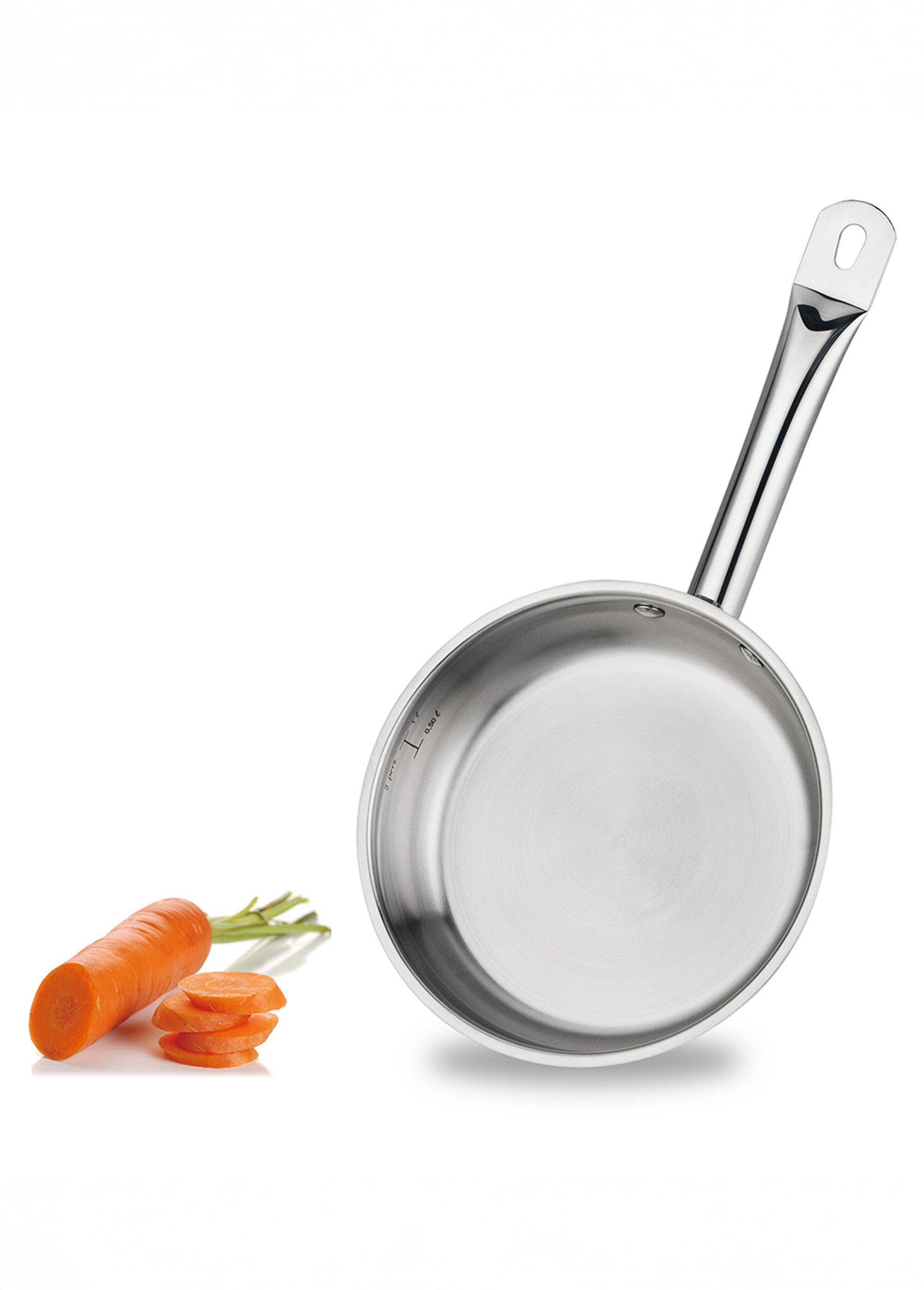 Poêle 20cm tous feux avec manche fixe Gris 9032000 DE2