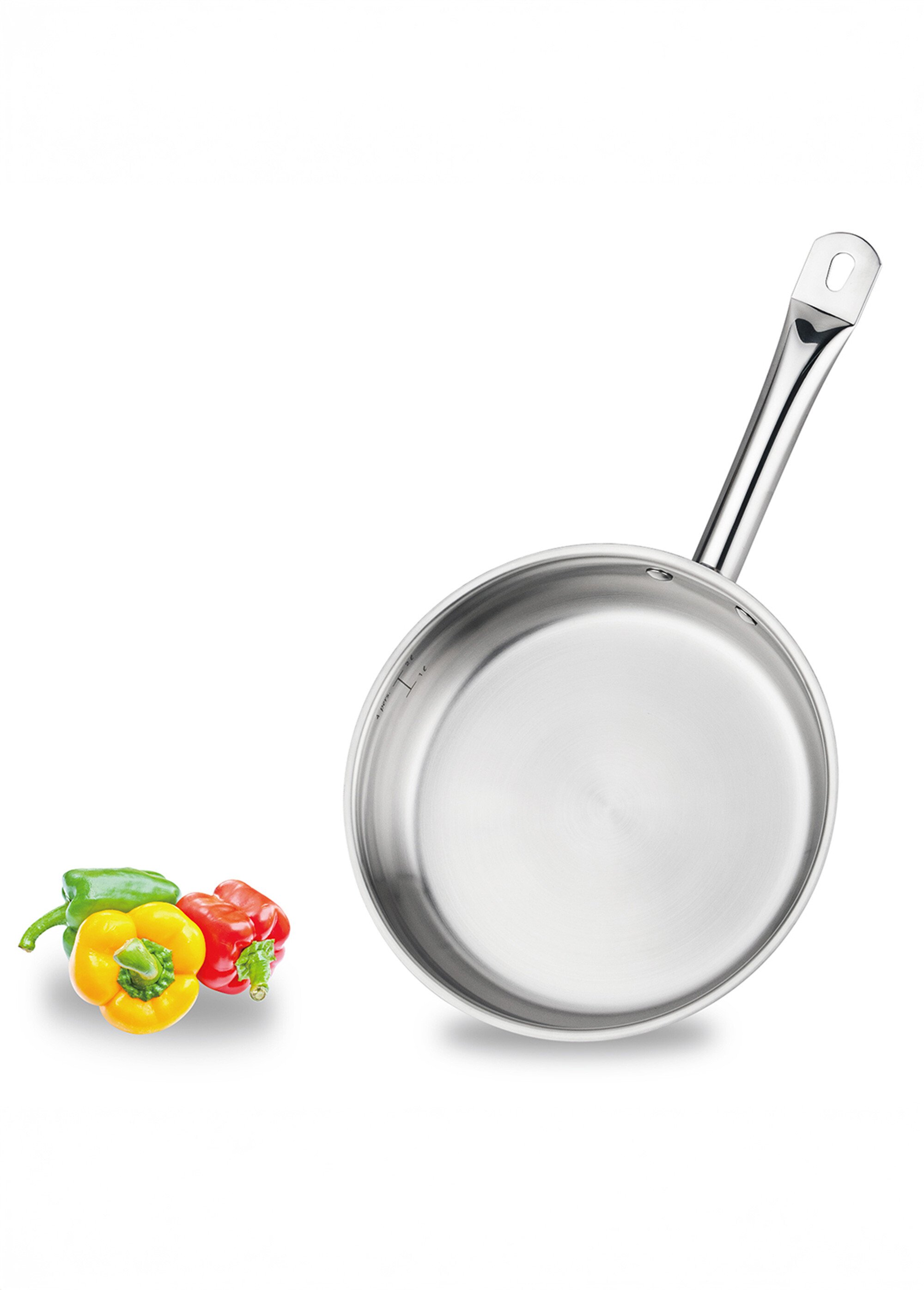 Poêle 24cm tous feux avec manche fixe Gris 9032001 DE2