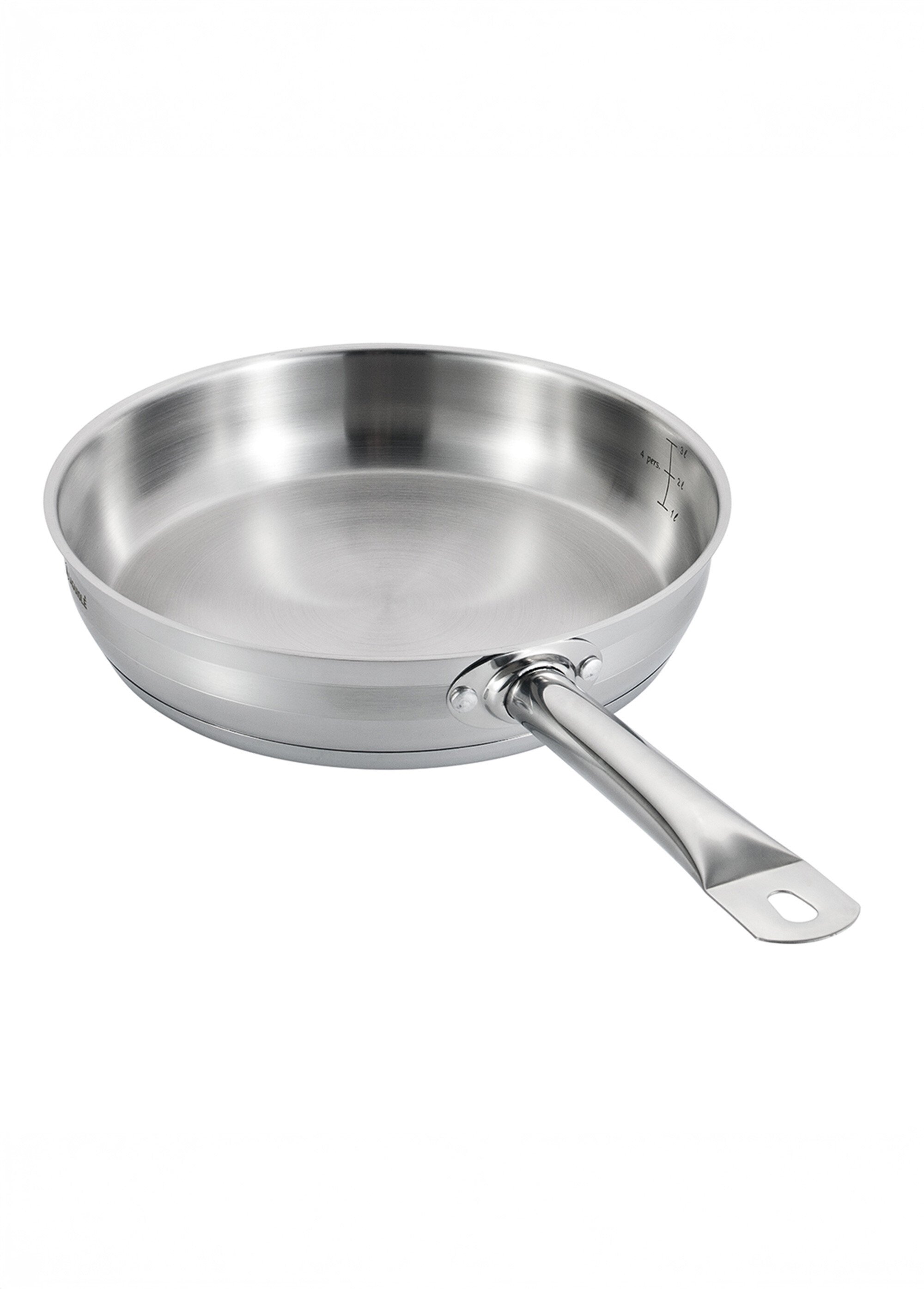 Poêle 28cm tous feux avec manche fixe Gris 9032002 DE1