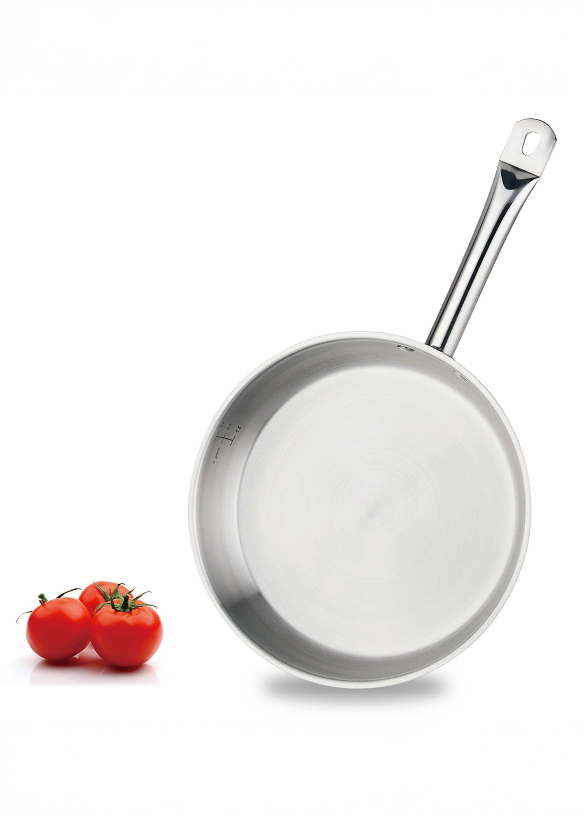 Poêle 28cm tous feux avec manche fixe Gris 9032002 DE2