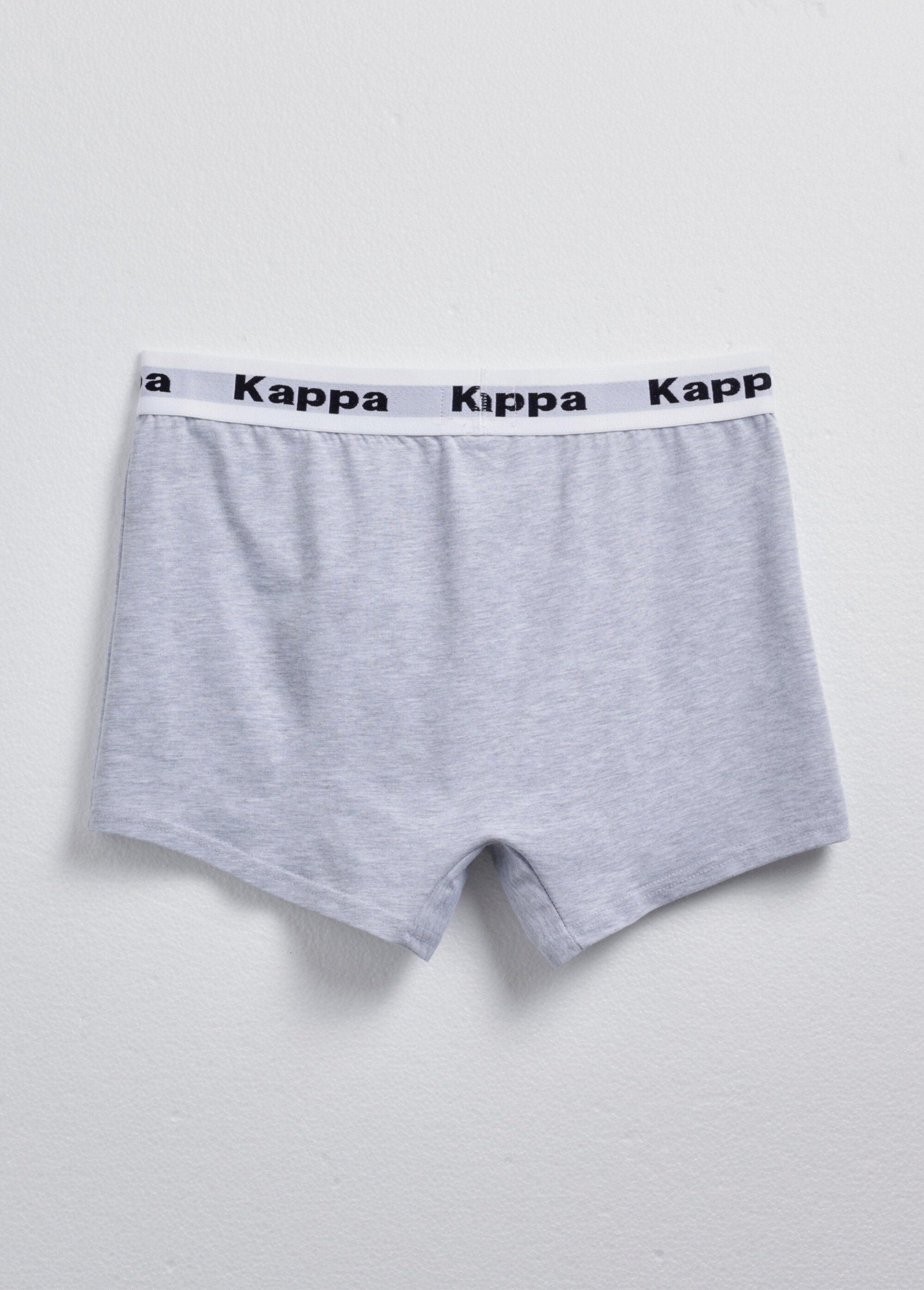Boxer uni coton mélangé, thème épuré