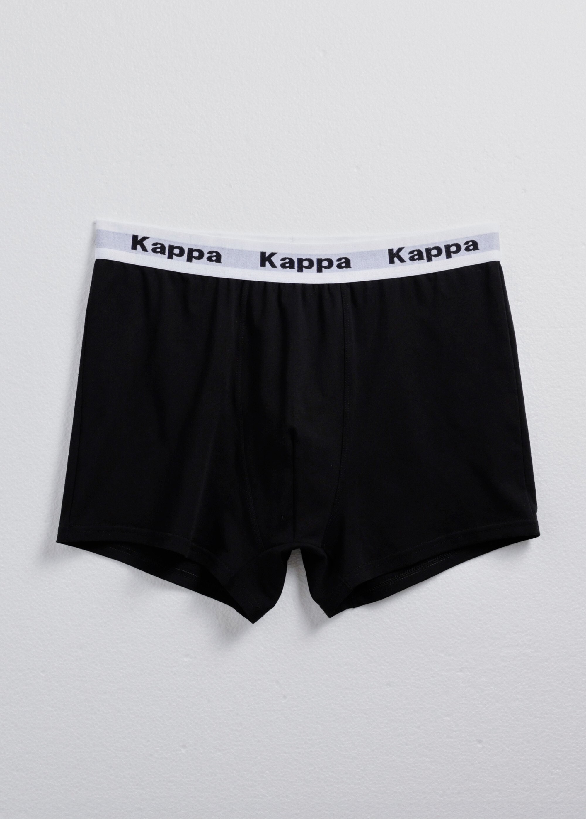 Boxer uni coton mélangé, thème épuré