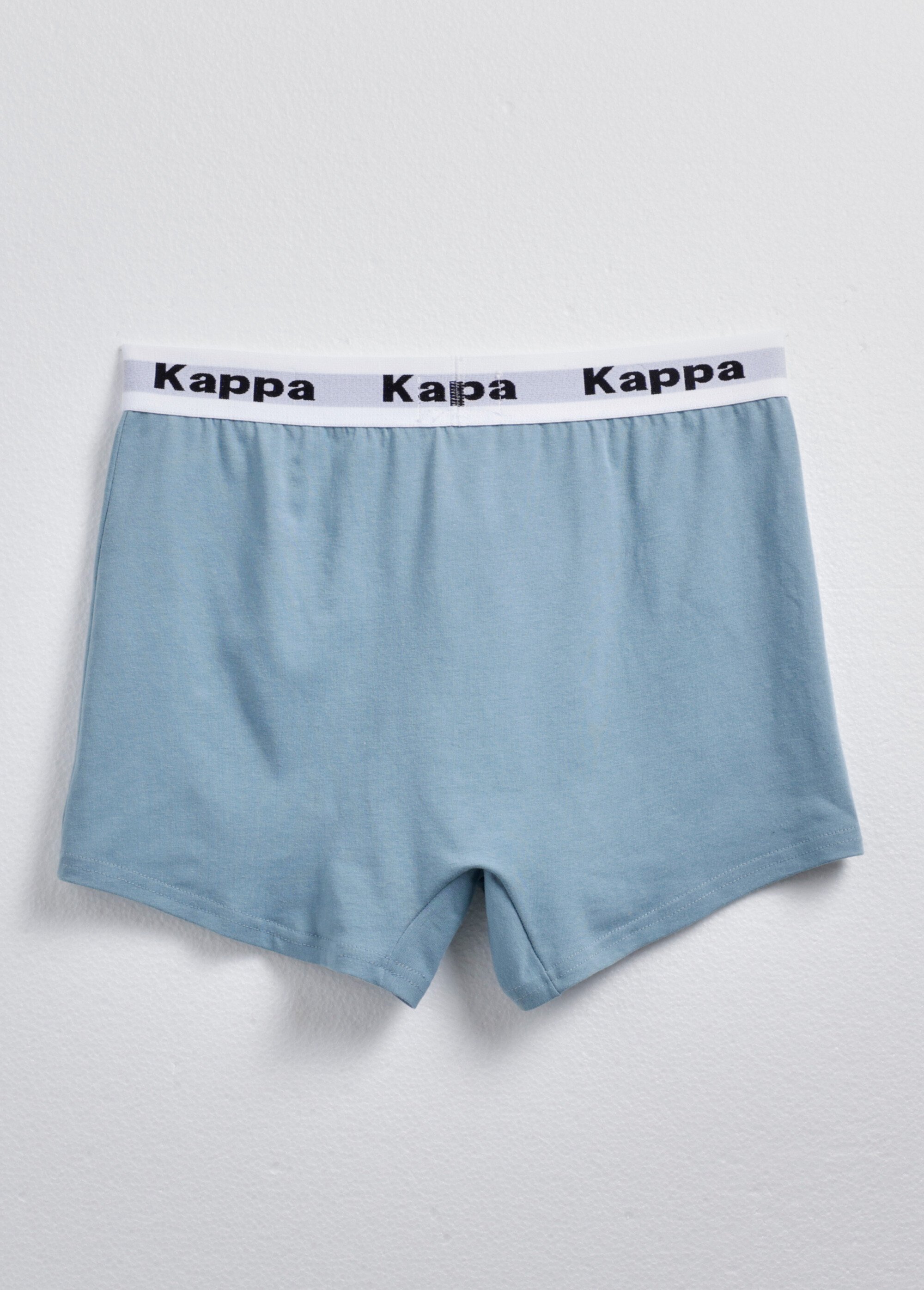 Boxer uni coton mélangé, thème épuré