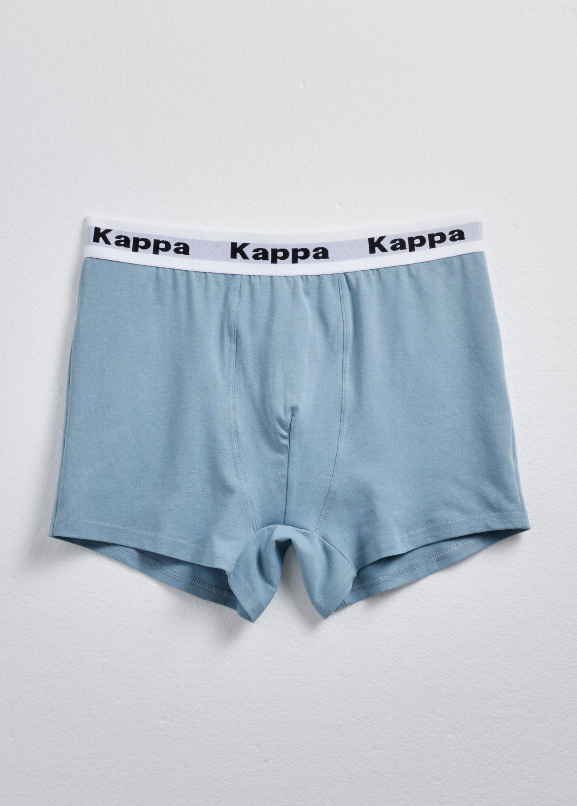 Boxer uni coton mélangé, thème épuré