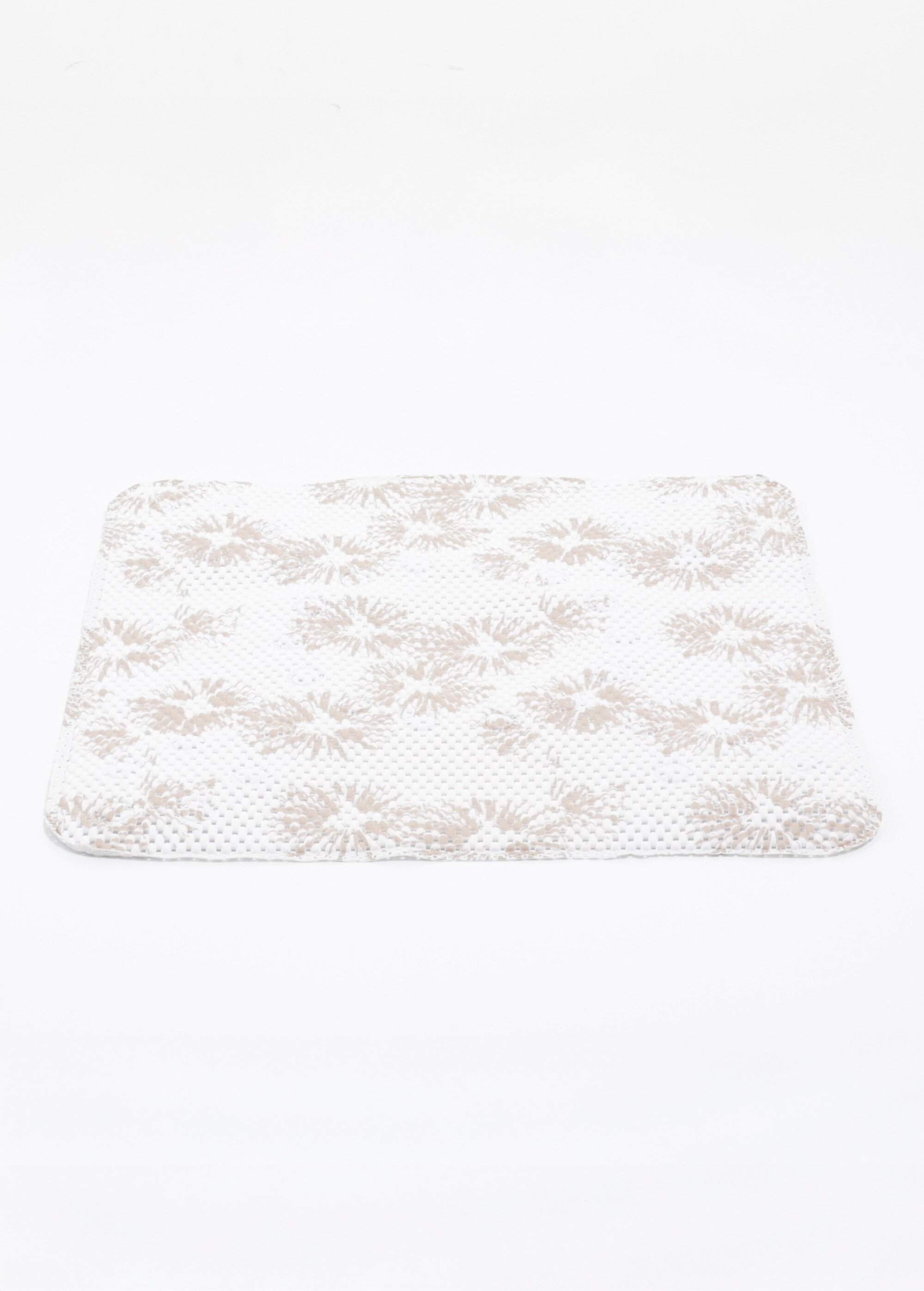 Tapis de douche antidérapant BLANC ET BEIGE KP-C80652800 FA1