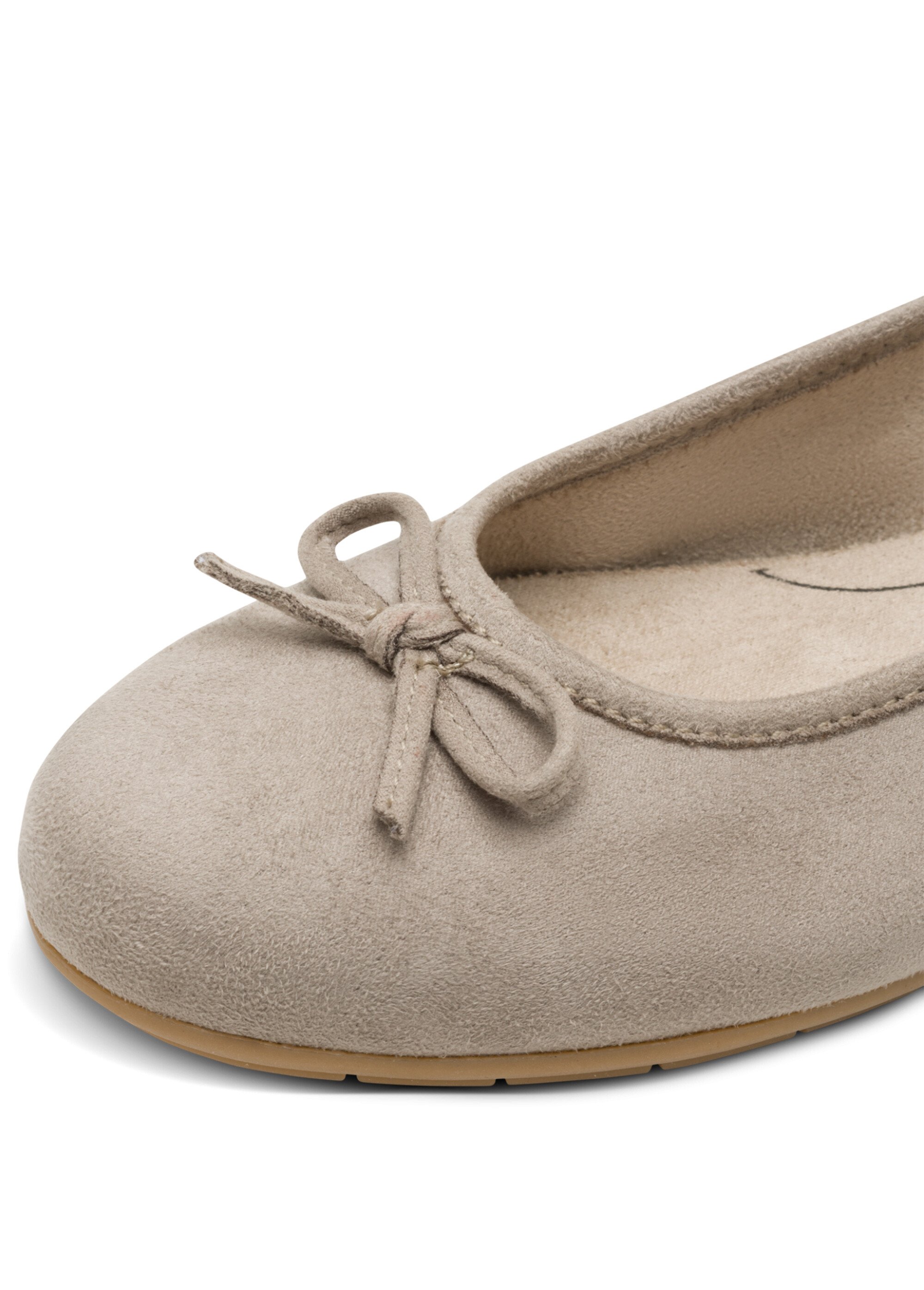 Ballerines antidérapantes en suédine Femme Gris JAN-82216441 DE1