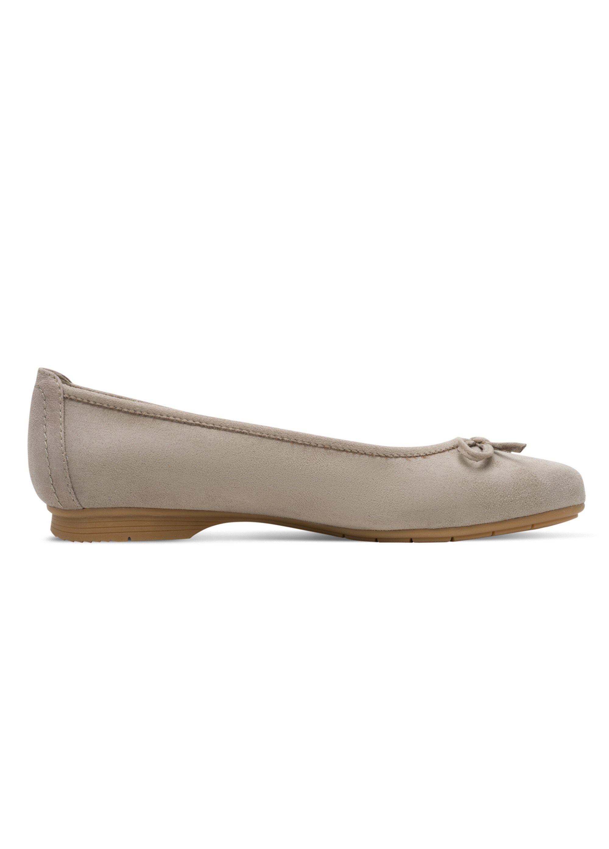 Ballerines antidérapantes en suédine Femme Gris JAN-82216441 DR1