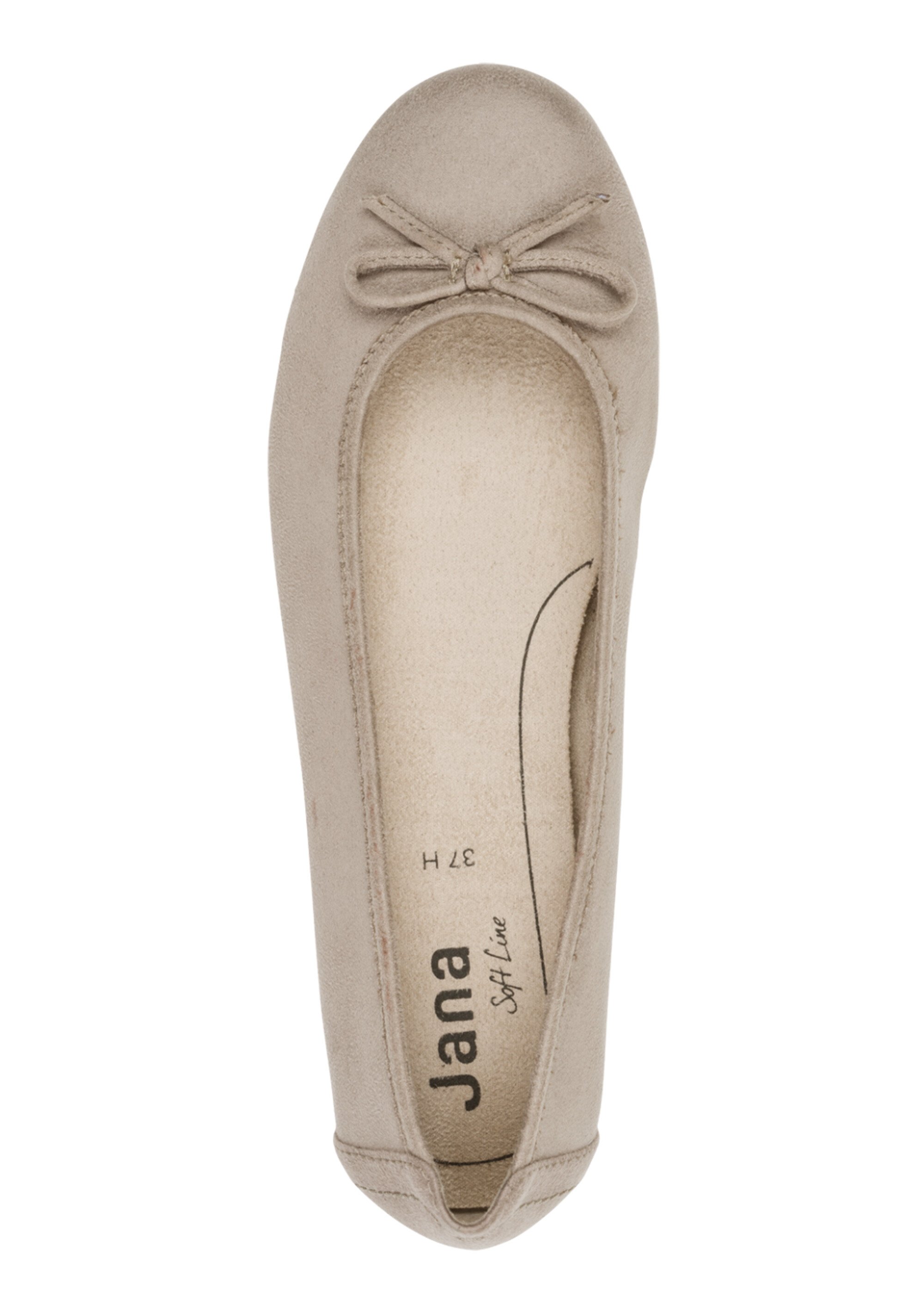 Ballerines antidérapantes en suédine Femme Gris JAN-82216441 OV1