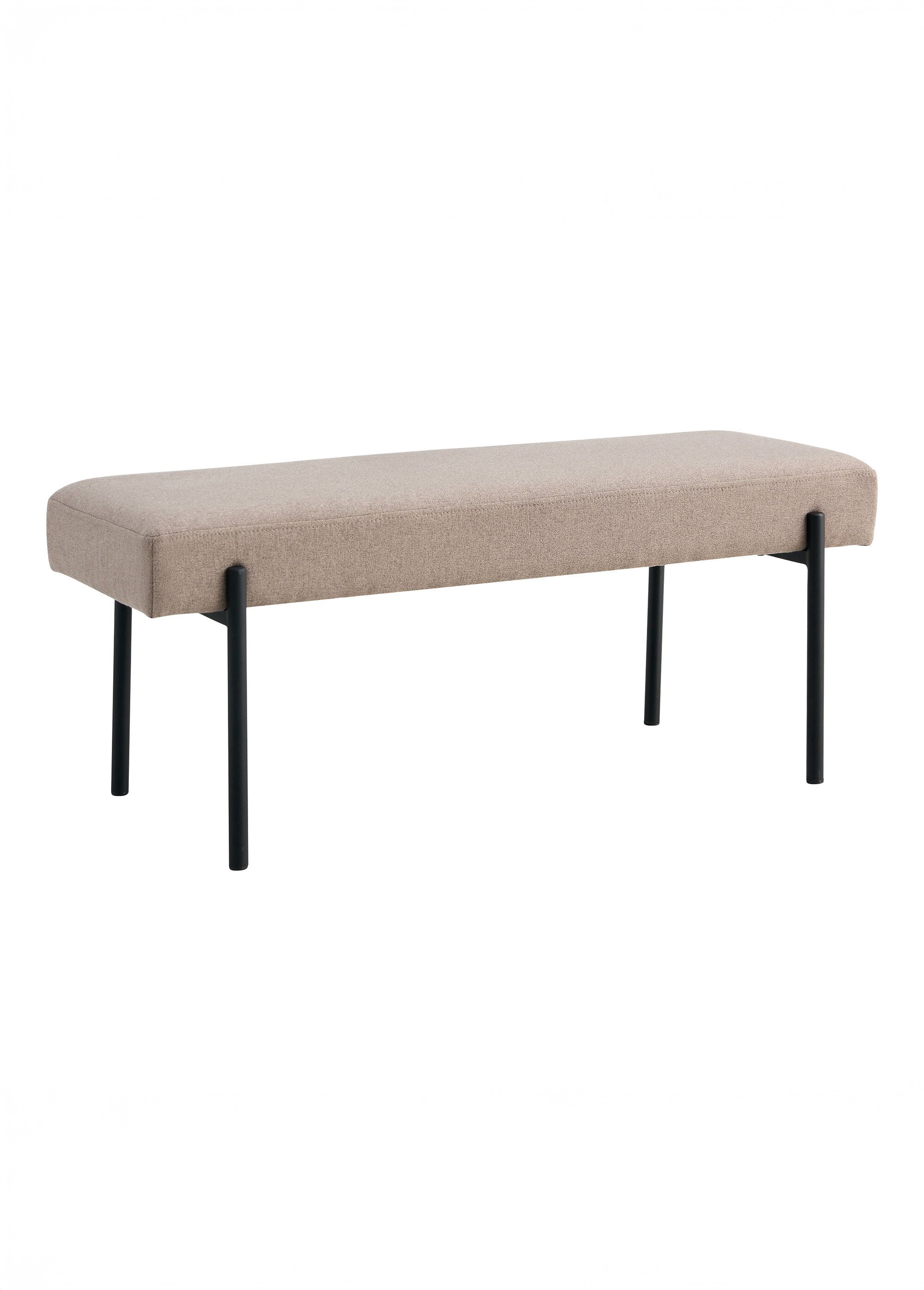Banc tissu, structure épurée acier 1B BEIGE HN-1401300 FA1