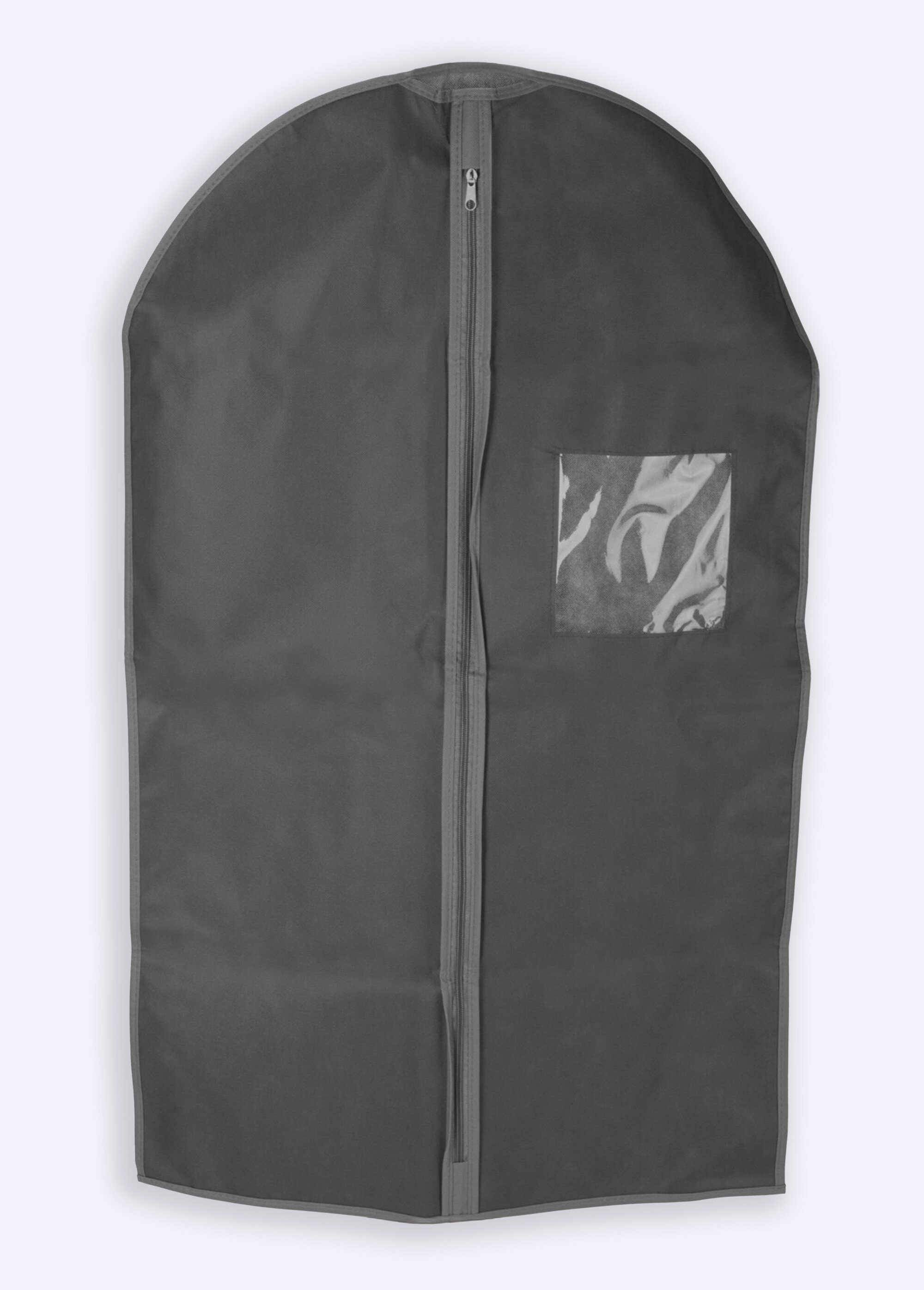 Housse à vêtements 100cm zippée, textile Gris KP-CP8501180 FA1