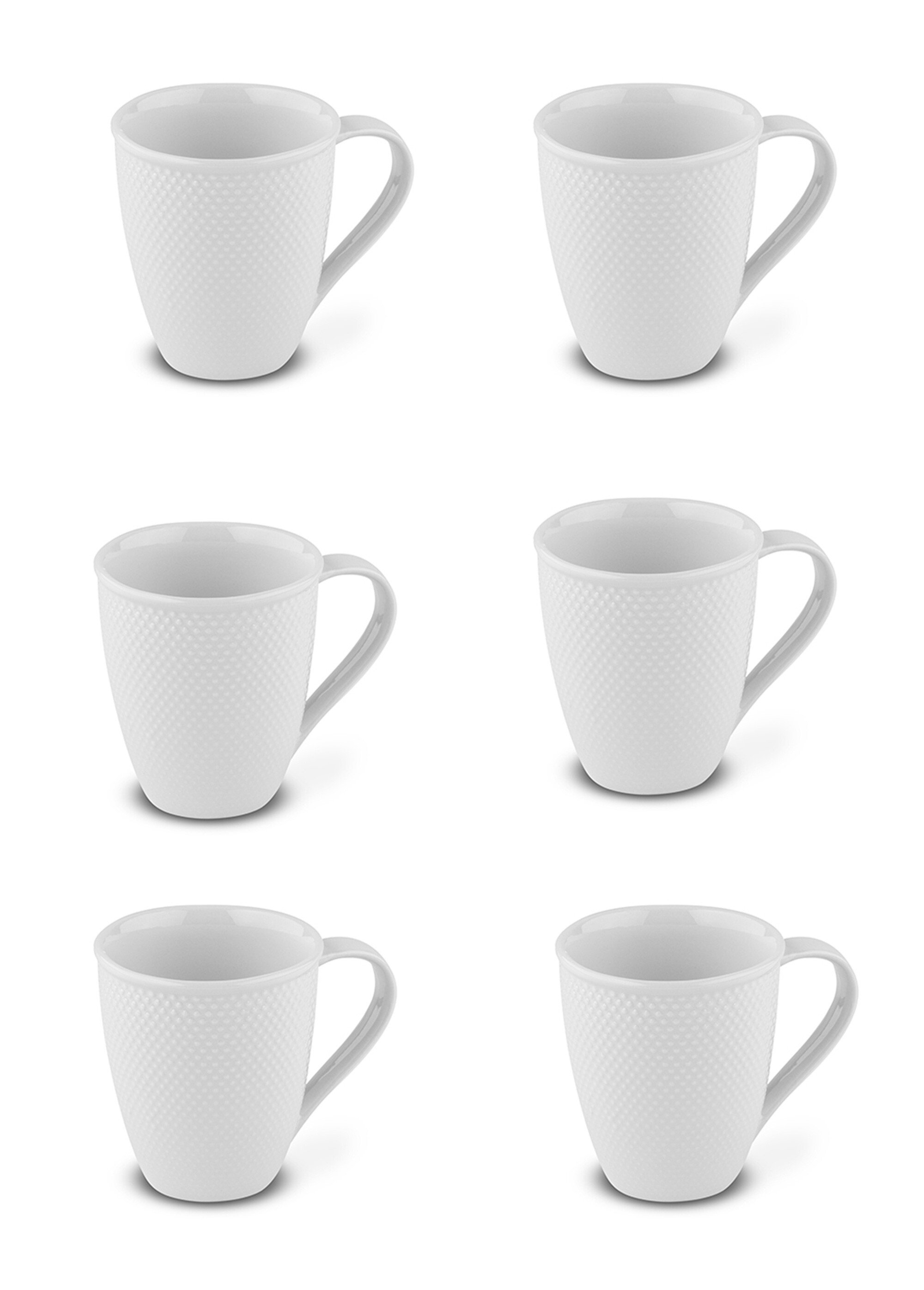 Mugs porcelaine à anses Serenity Blanc 9210127 FA1