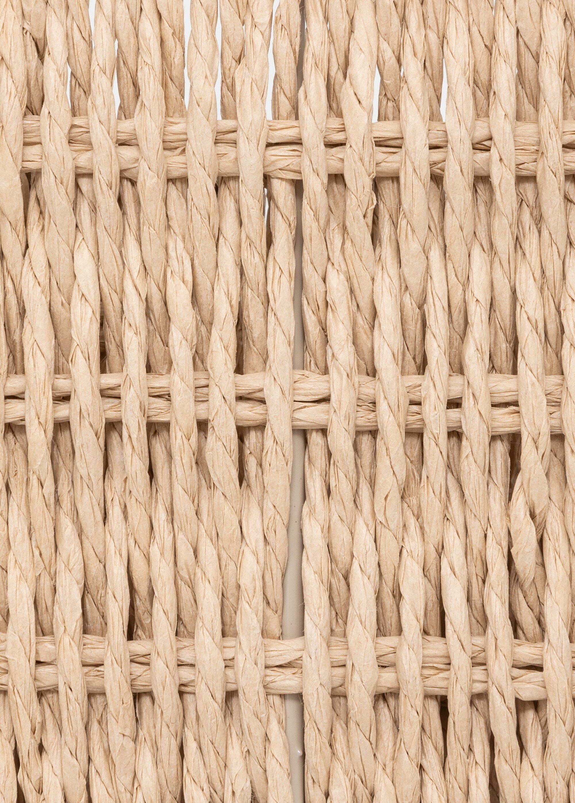 Organiseur de bureau en papier tressé Beige JJA-203147 DE3