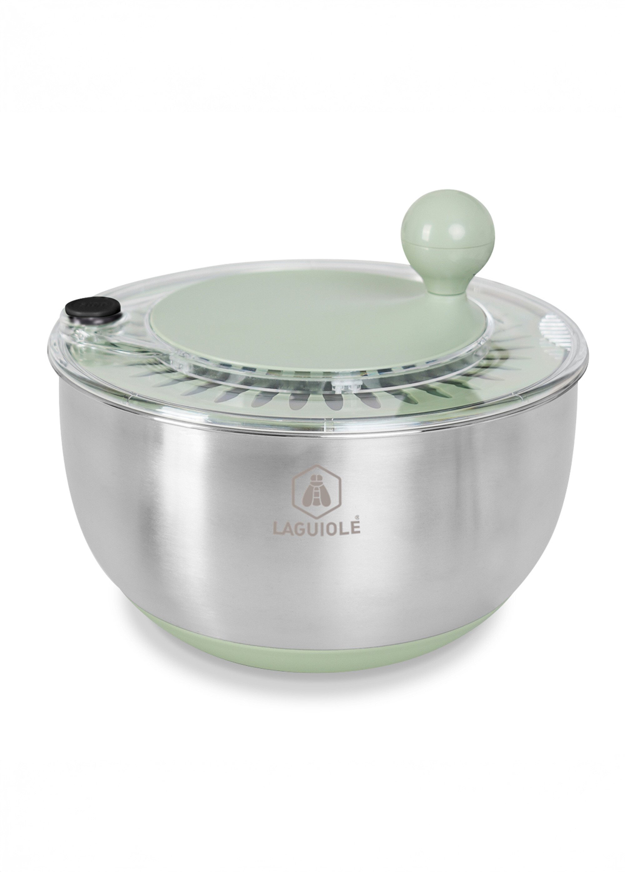 Saladier inox/Essoreuse à salade 2 en 1 Gris 9260035 FA1