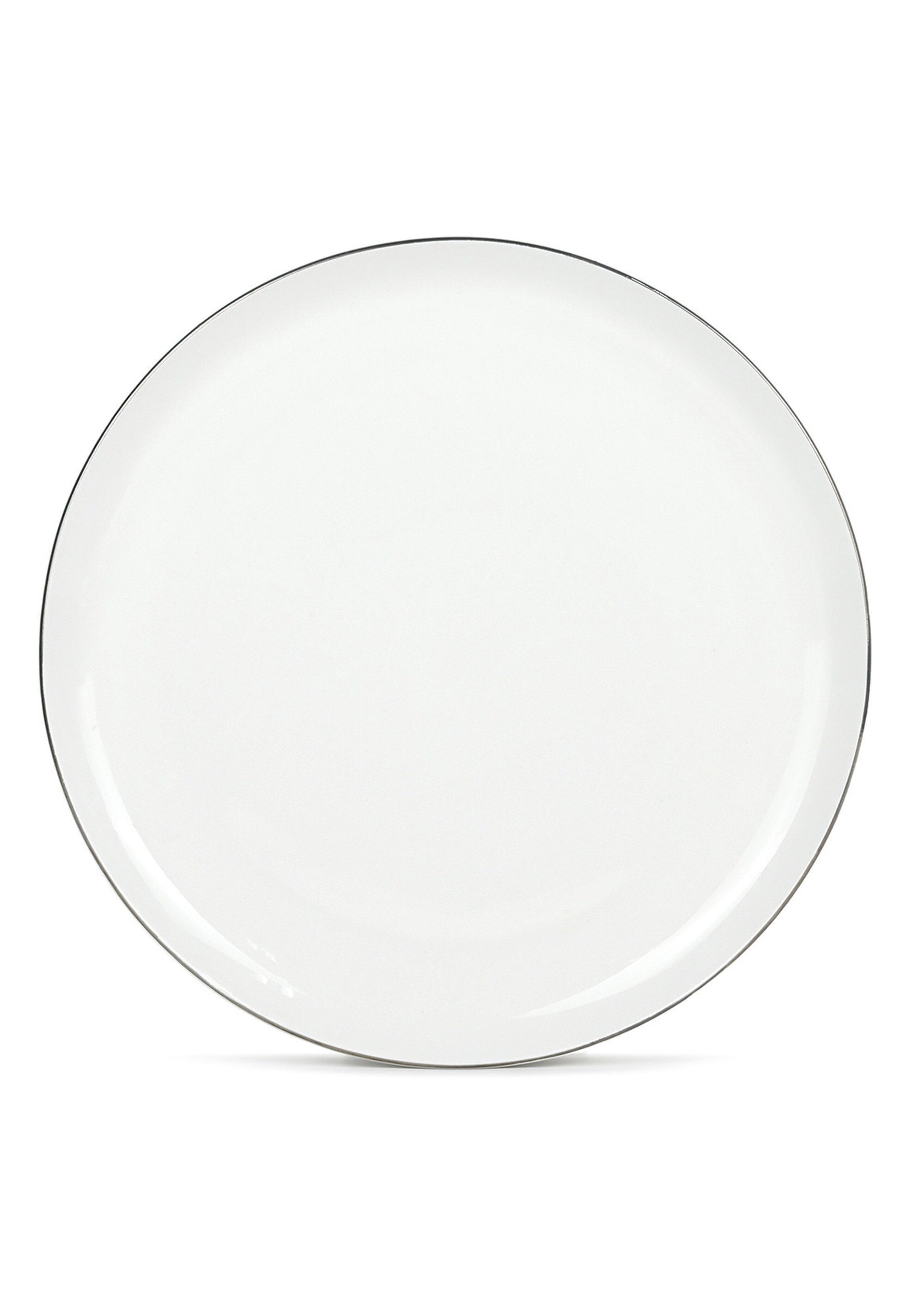 6 assiettes plates Sélène, argenté Gris 9210925 DE1