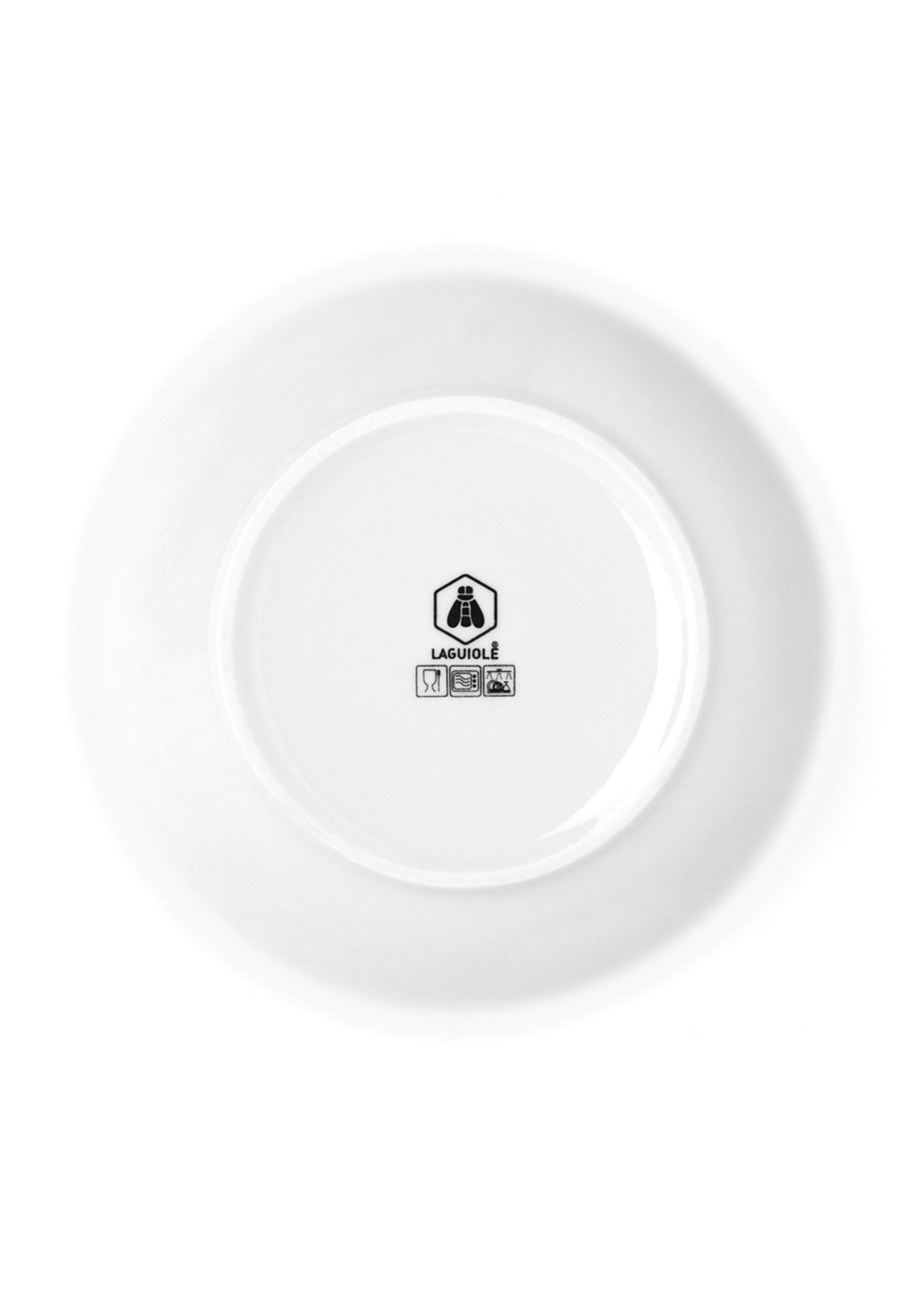 6 assiettes plates Sélène, argenté Gris 9210925 UN1