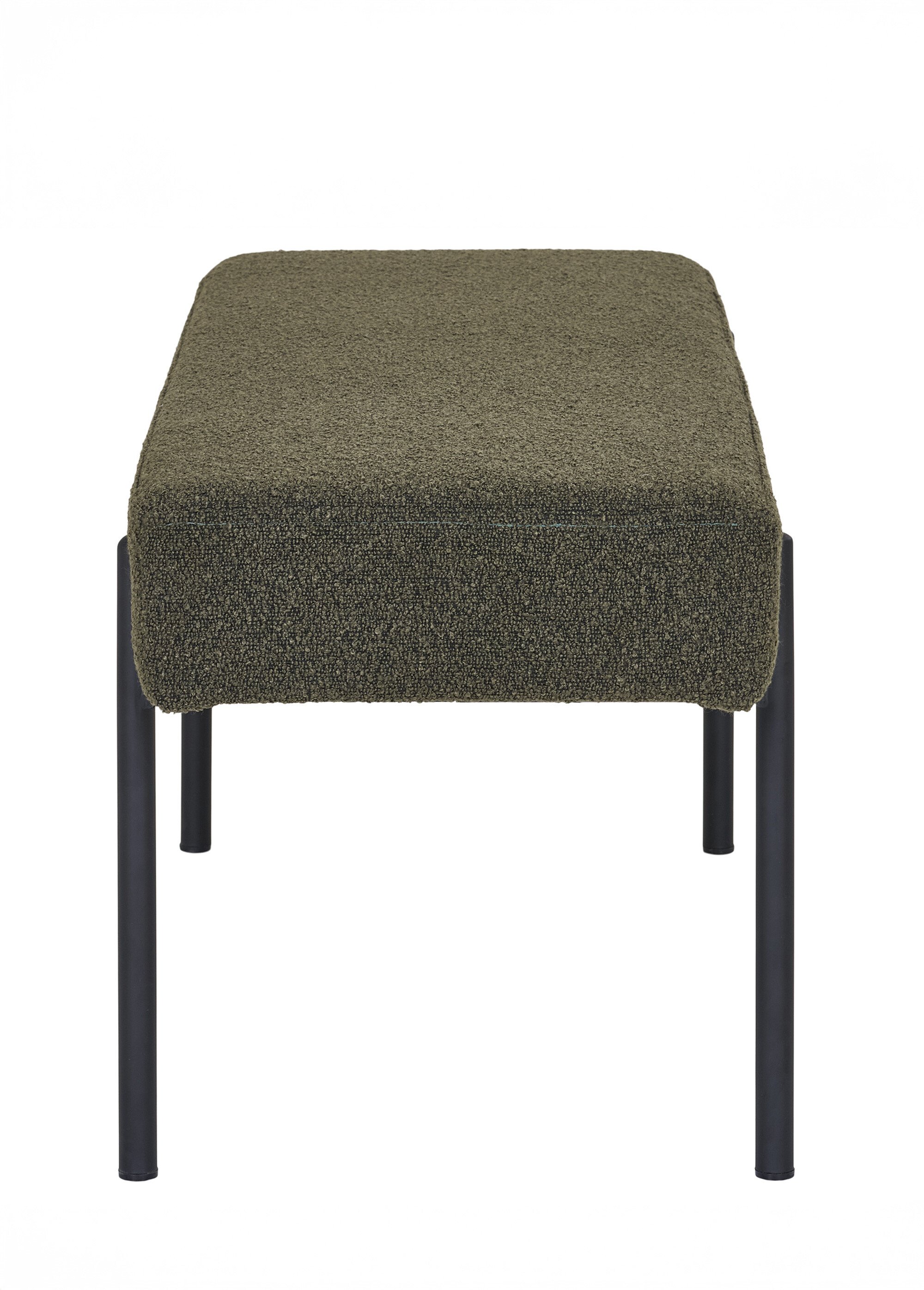 Banc tissu, structure épurée acier 2V VERT HN-1401303 DE2