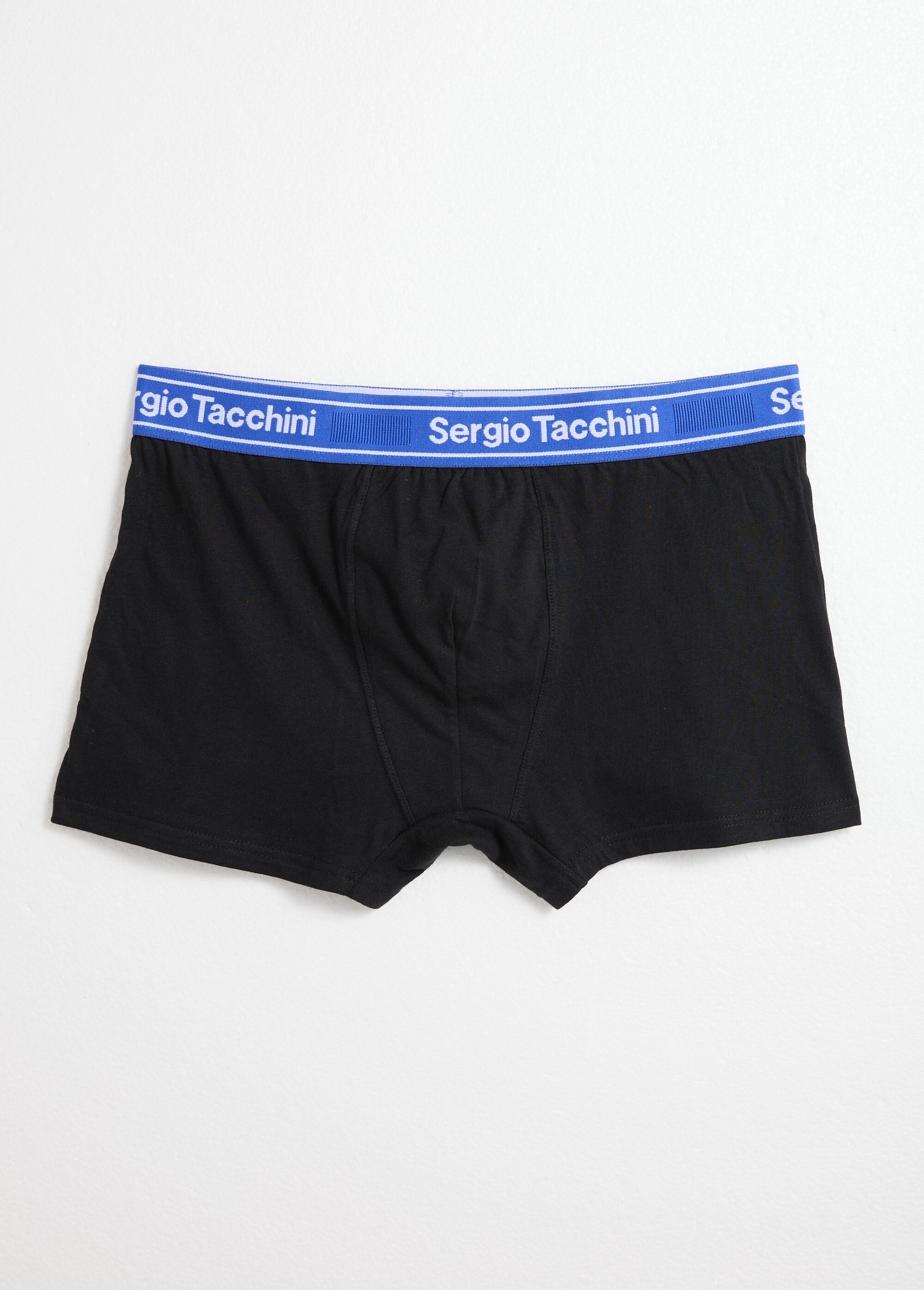 Boxers foncés avec ceinture contrastée Homme ASSORTIS NOIR BEN92893030 DE1