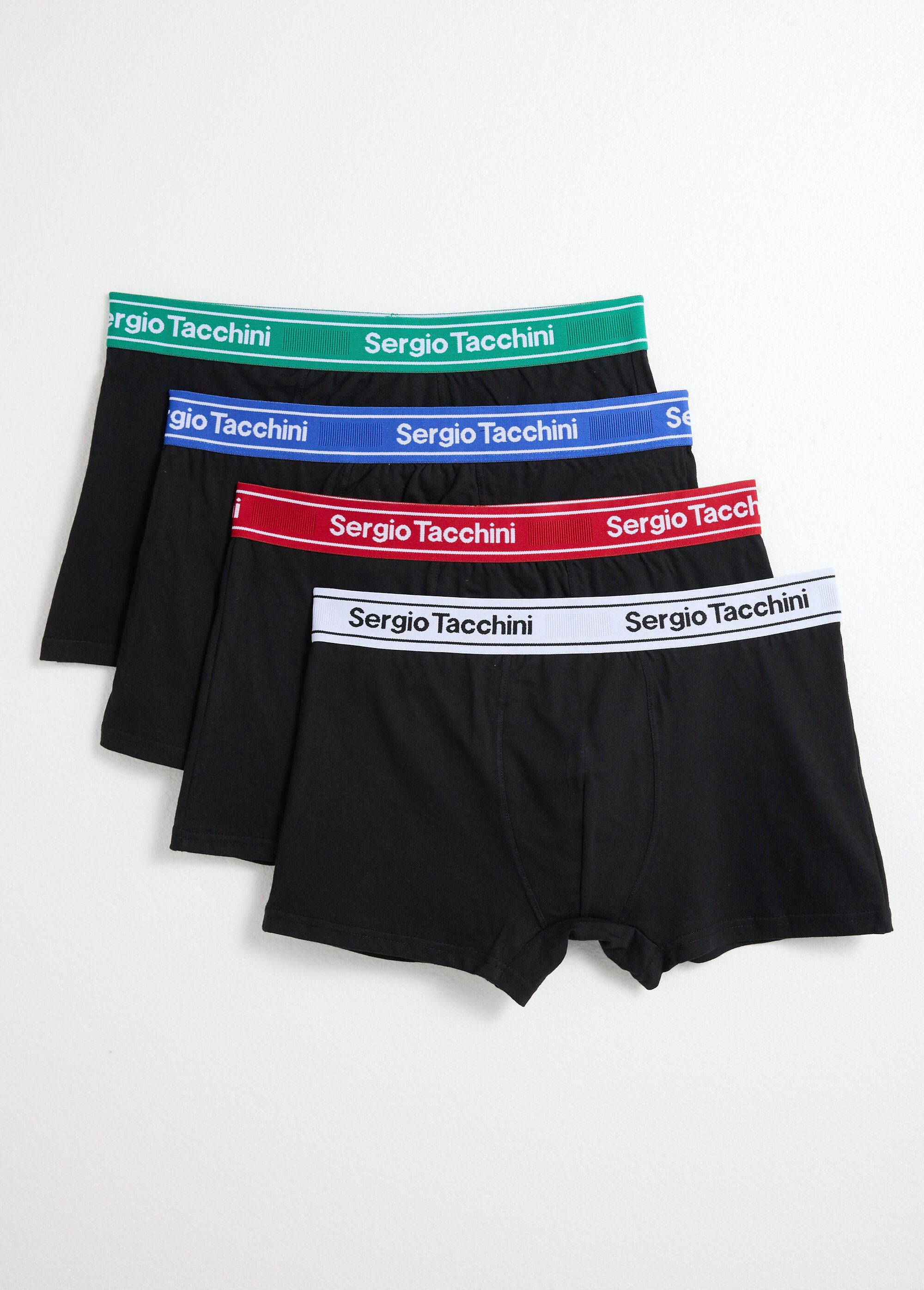 Boxers foncés avec ceinture contrastée Homme ASSORTIS NOIR BEN92893030 FA1