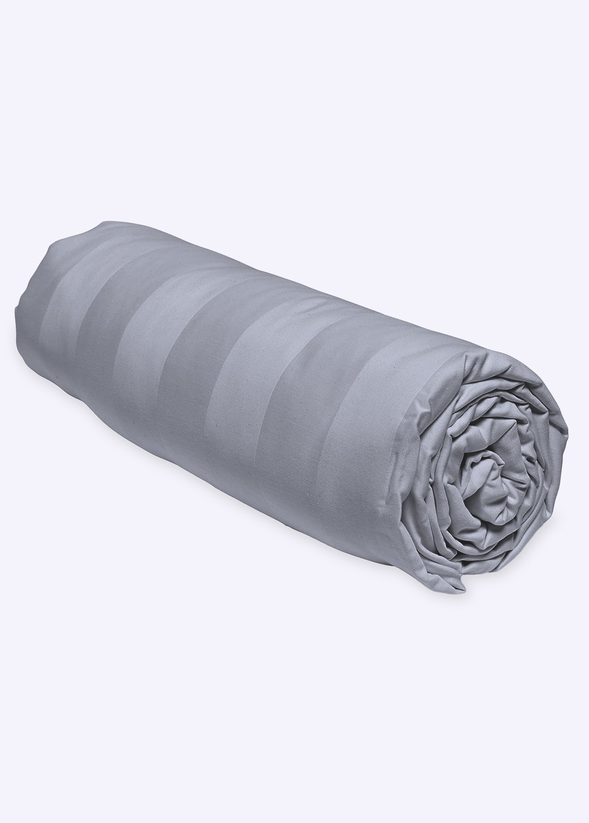 Drap housse satin de coton avec rayures