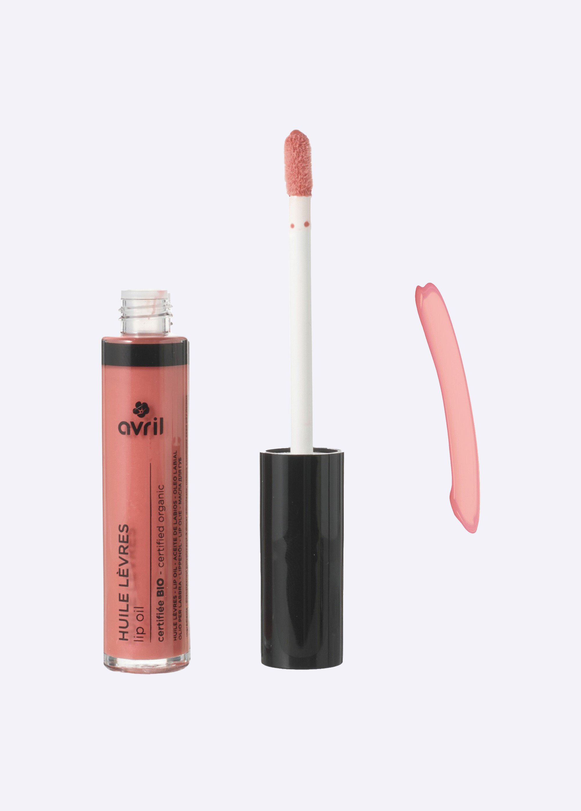 Huile à lèvres teintée BIO nourrissante Rose AV-1821 FA1