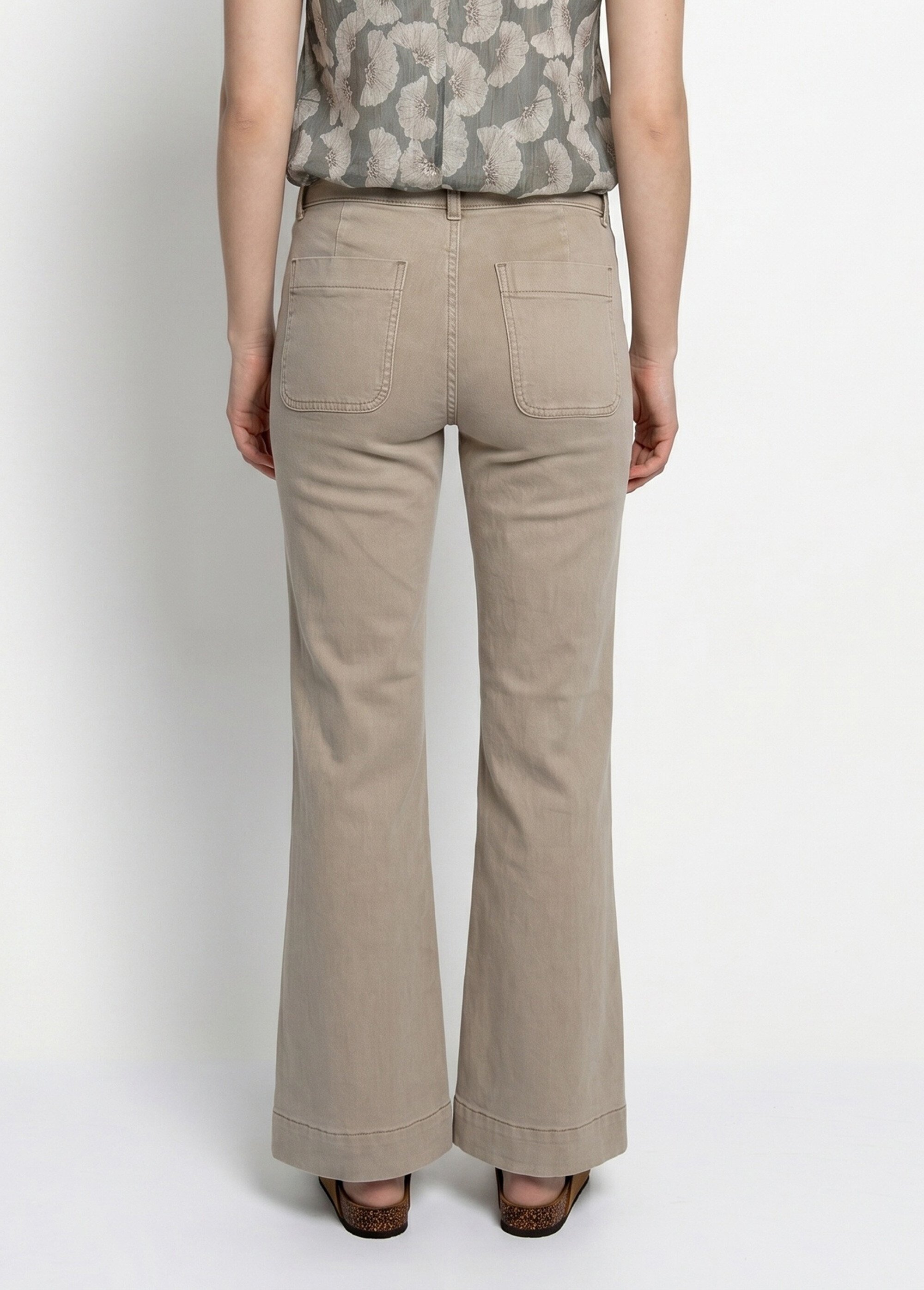 Jean flare taille haute, spécial PETITE